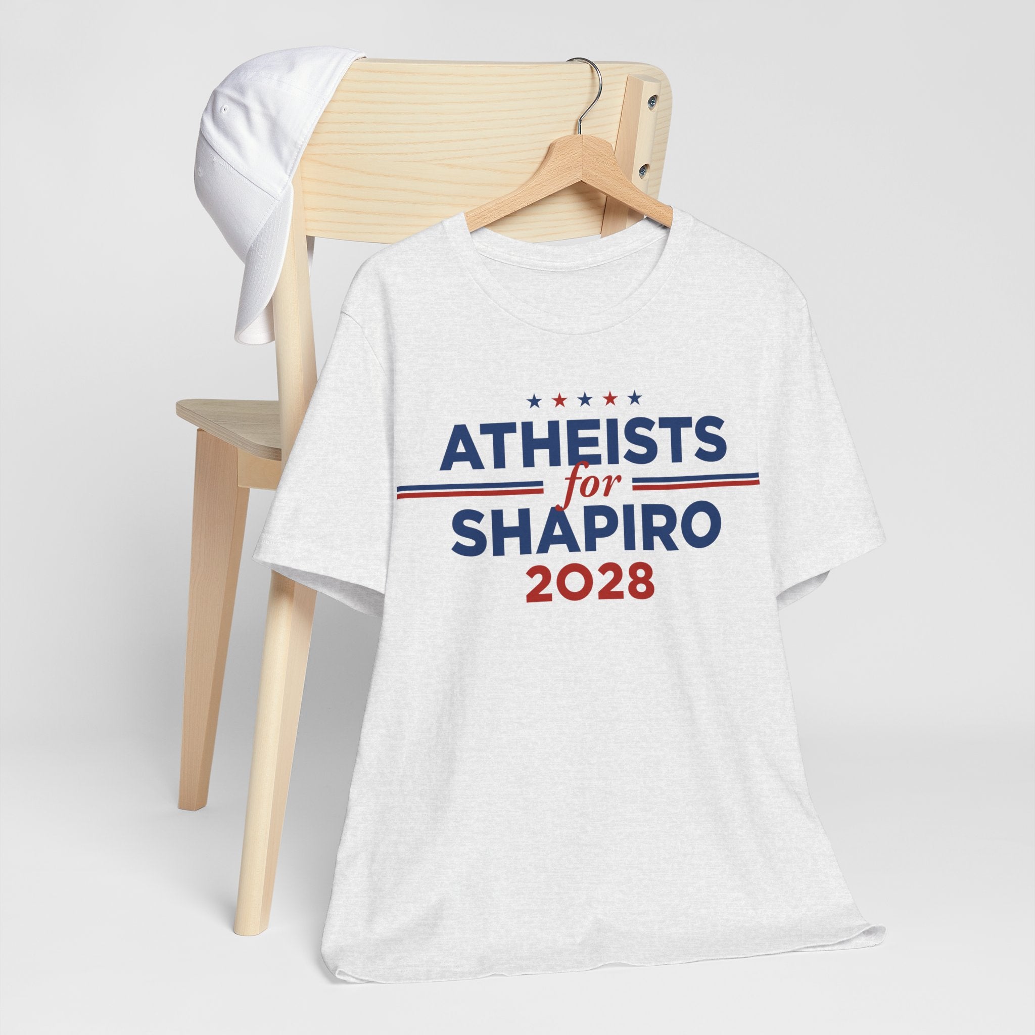 Atheists for Josh Shapiro for President Campaign T-Shirt 2028