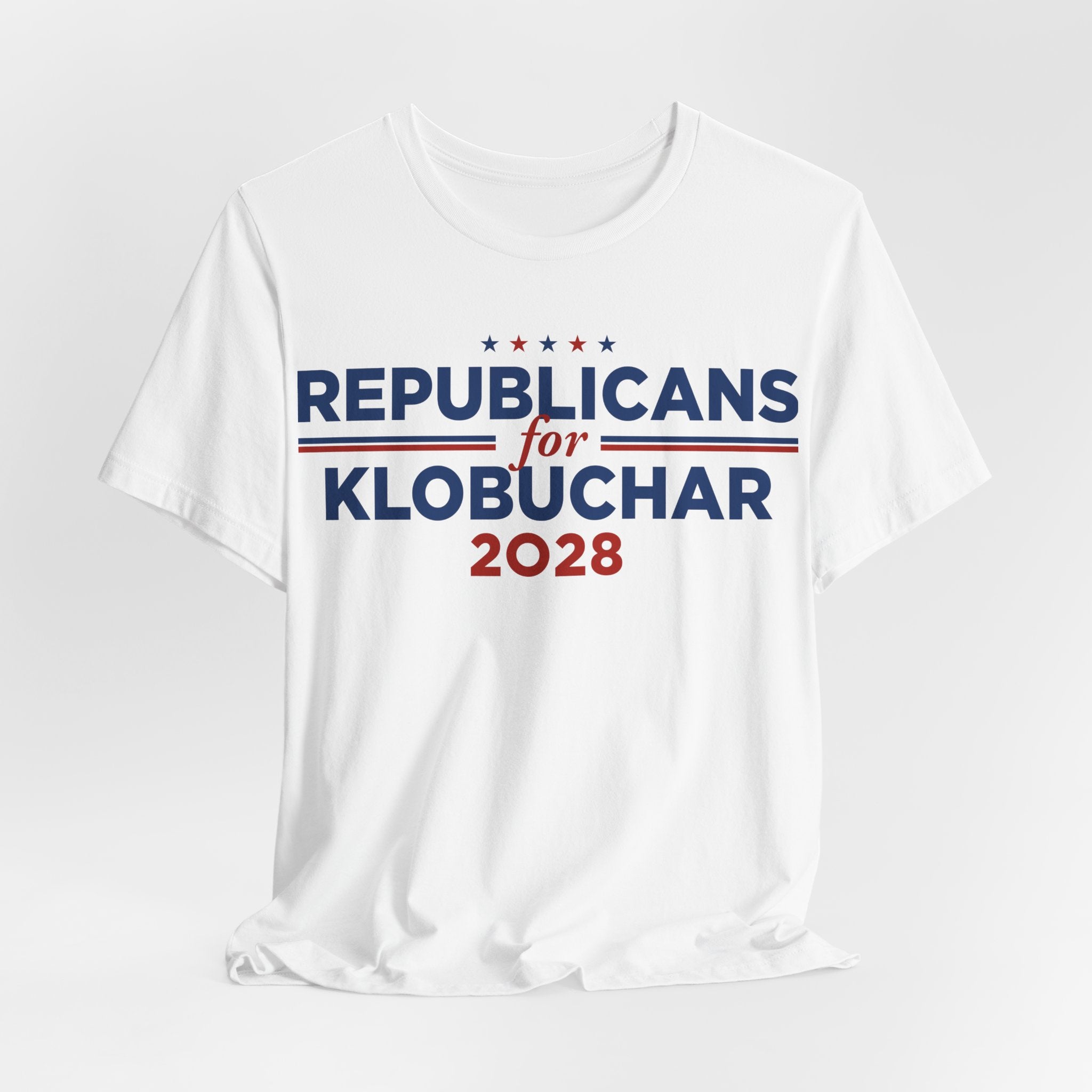 Republicans for Amy Klobuchar Campaign T-Shirt for President 2028