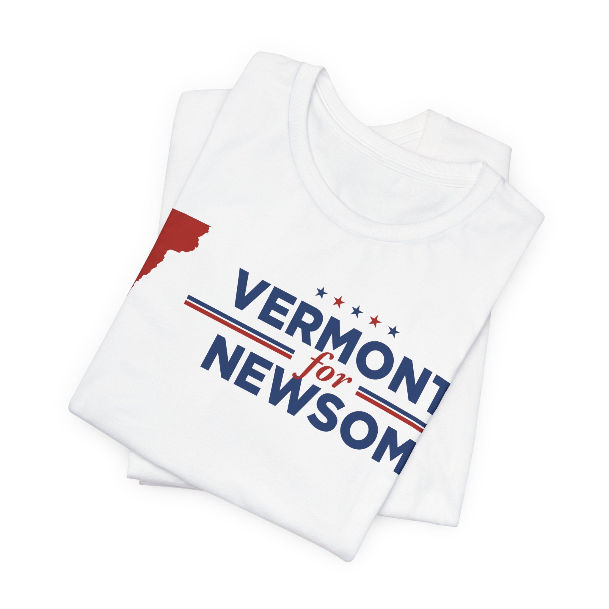 Vermont for Gavin Newsom for President Campaign T-Shirt 2028