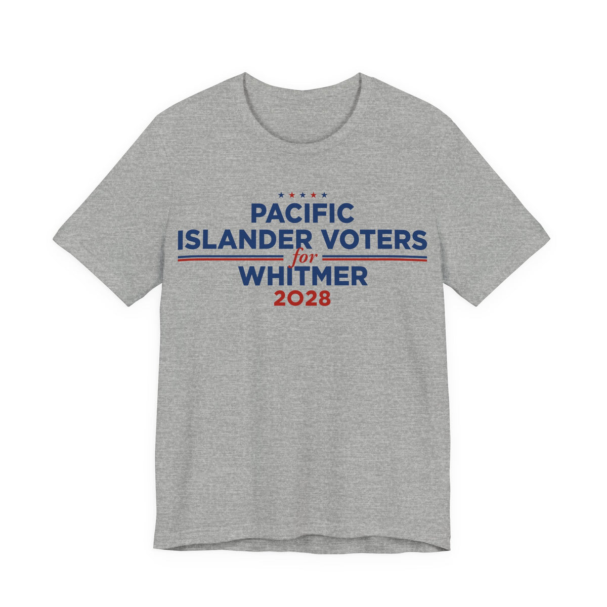 Pacific Islander Voters for Gretchen Whitmer for President Campaign T-Shirt 2028