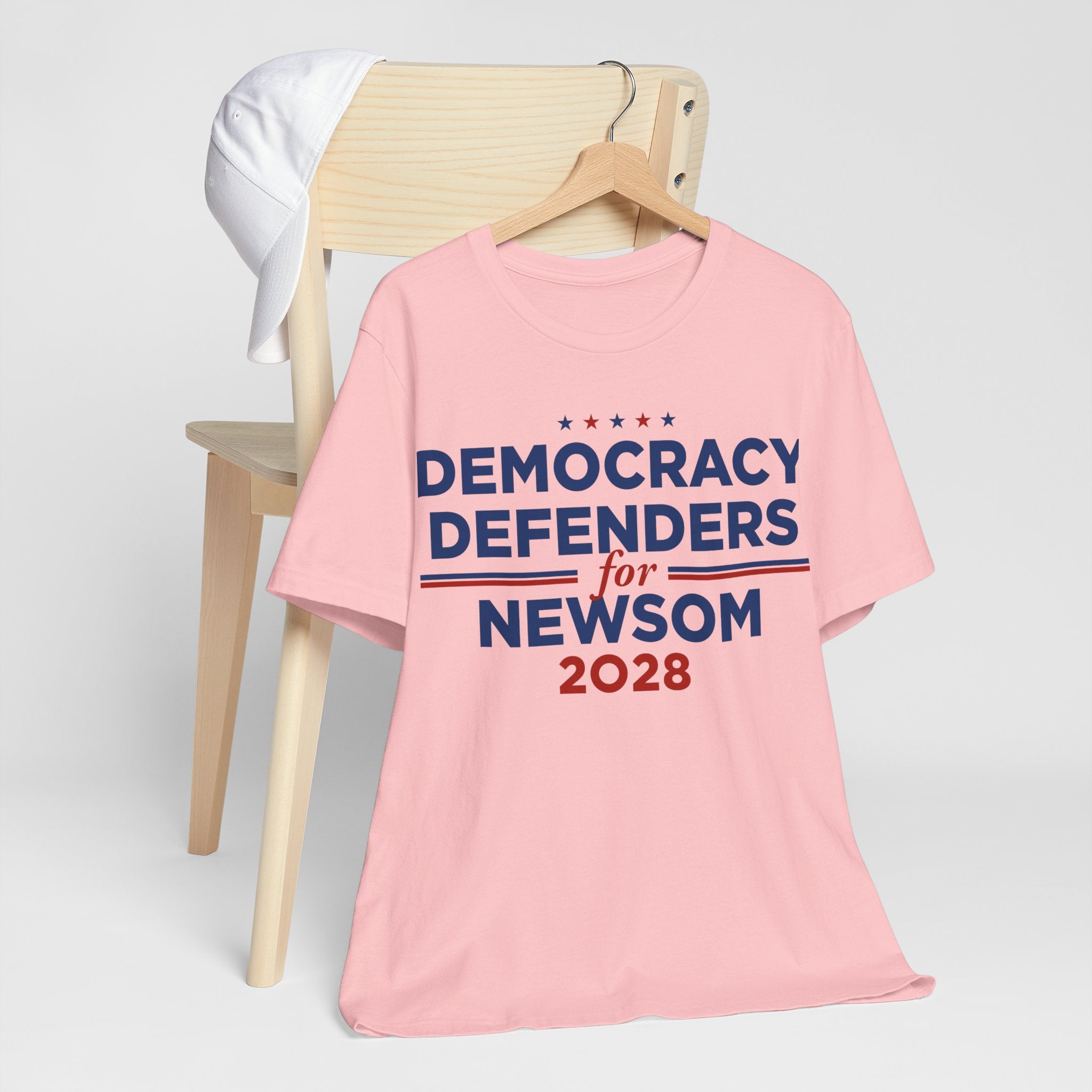 Democracy Defenders for Gavin Newsom for President Campaign T-Shirt 2028