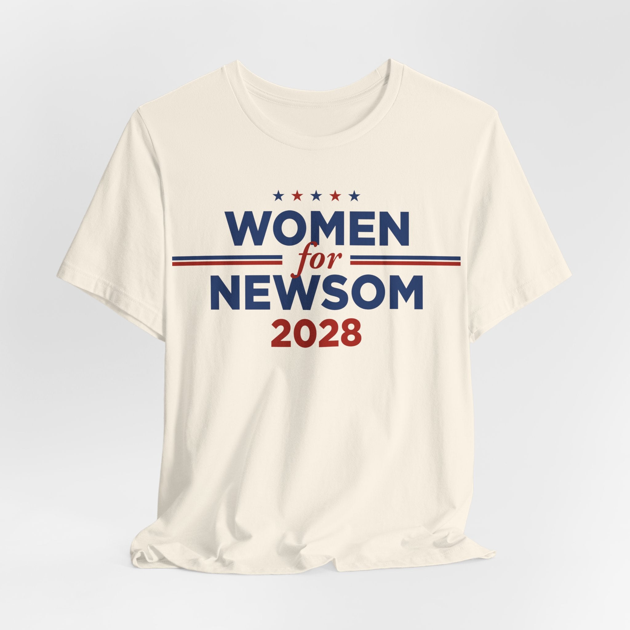 Women for Gavin Newsom for President Campaign T-Shirt 2028
