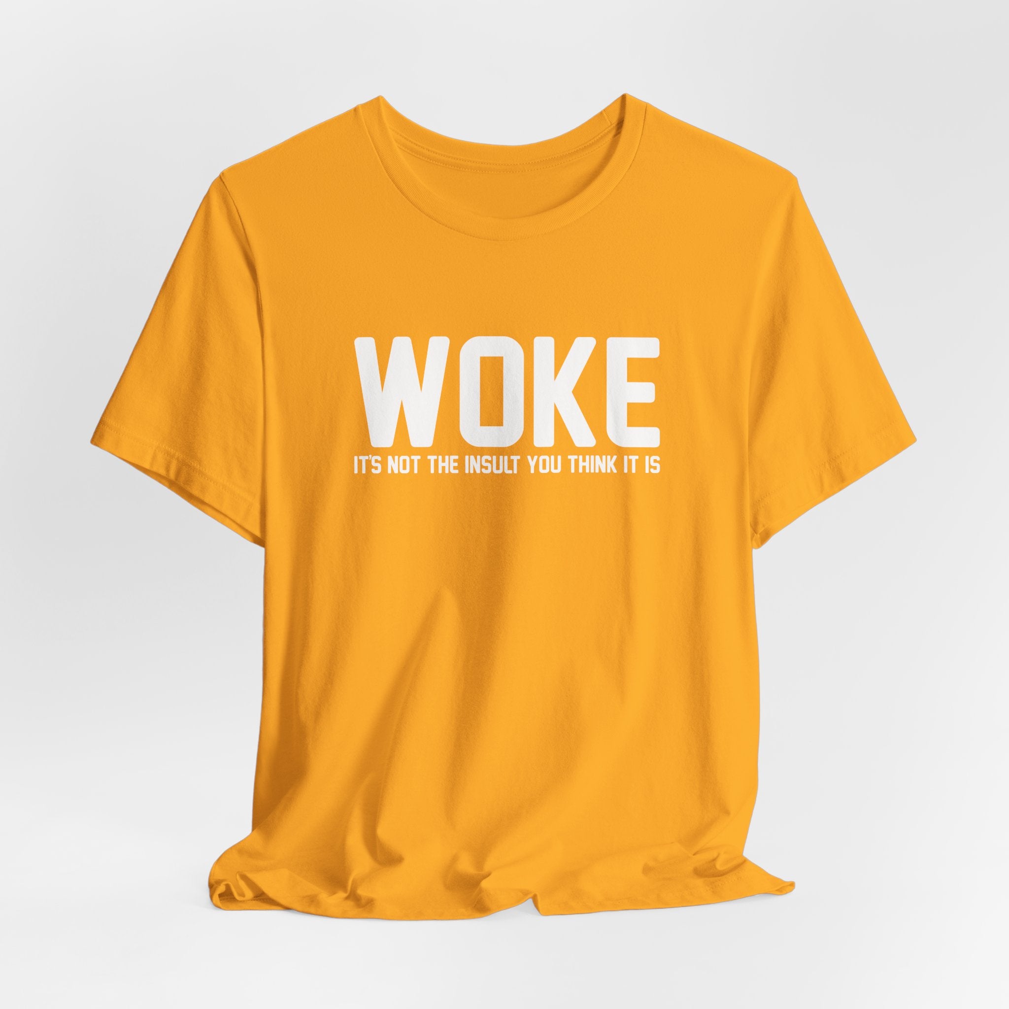 Woke is Not the Insult You Think it is Unisex T-Shirt - Progressive Informed Tee - Social Justice - Equality and Equity