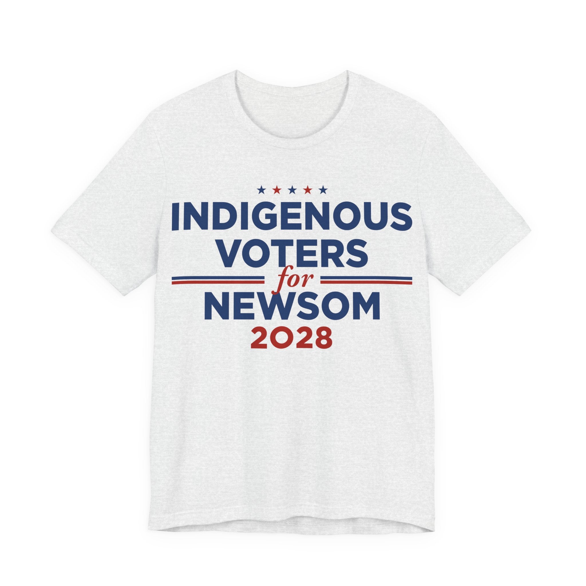 Indigenous Voters / Native Americans for Gavin Newsom for President Campaign T-Shirt 2028