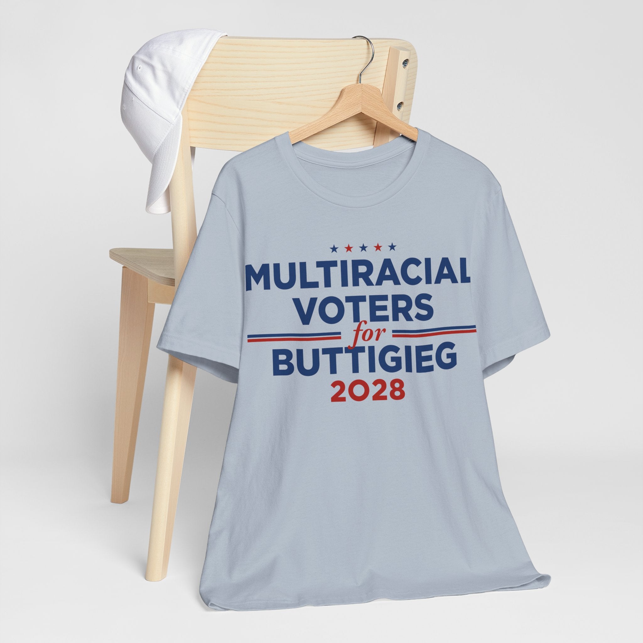 Multiracial Voters for Pete Buttigieg for President Campaign T-Shirt 2028