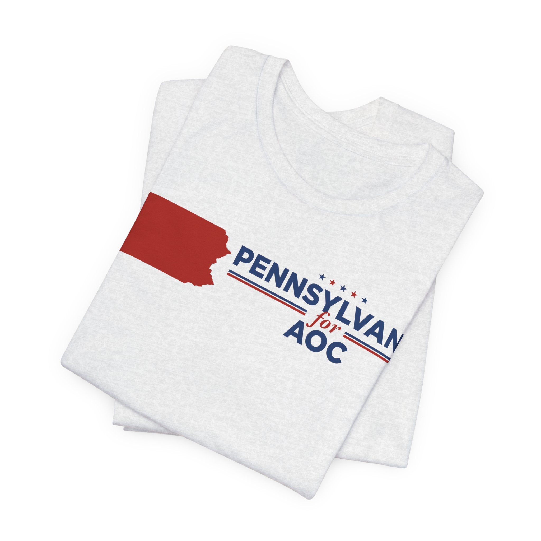 Pennsylvania for AOC for President Campaign T-Shirt 2028