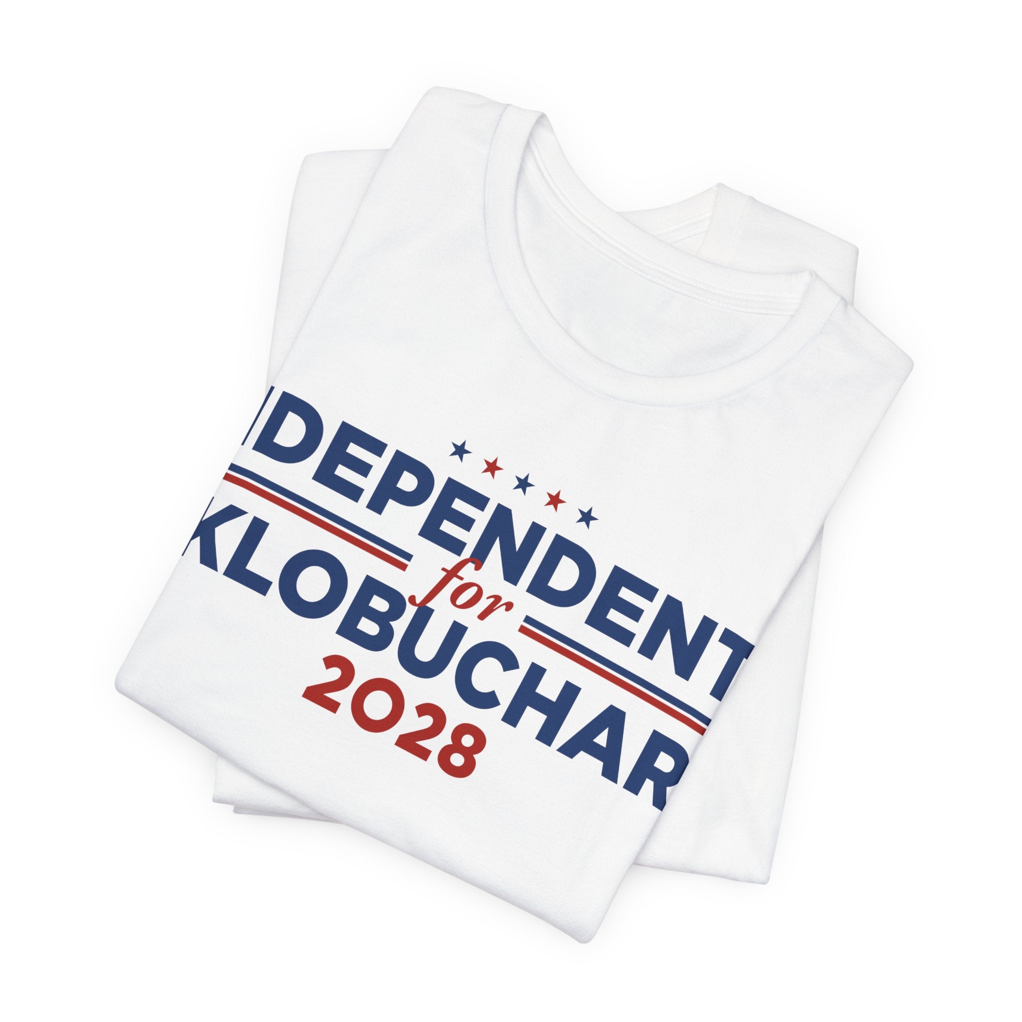 Independents for Amy Klobuchar for President Campaign T-Shirt 2028