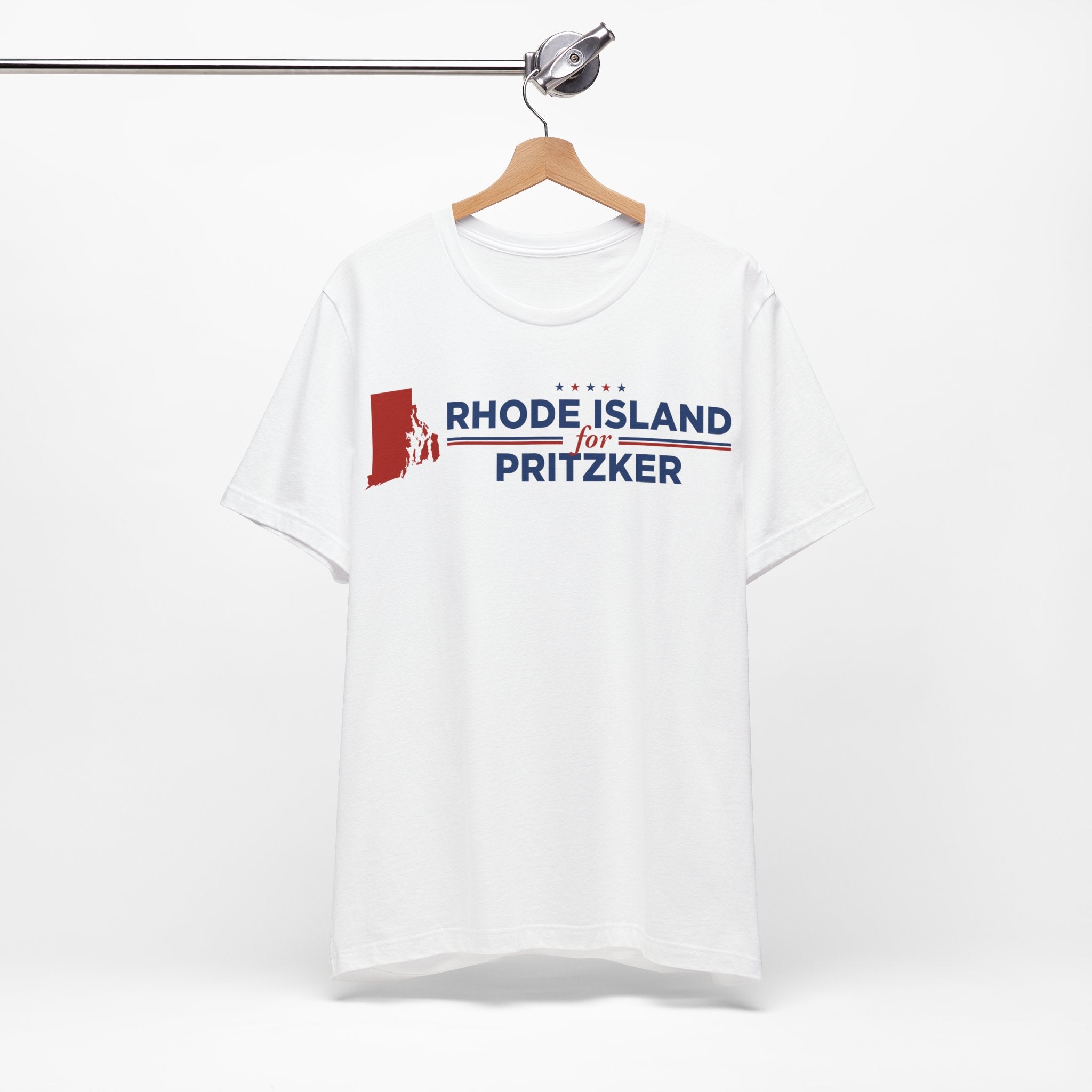 Rhode Island for J.B. Pritzker for President Campaign T-Shirt 2028