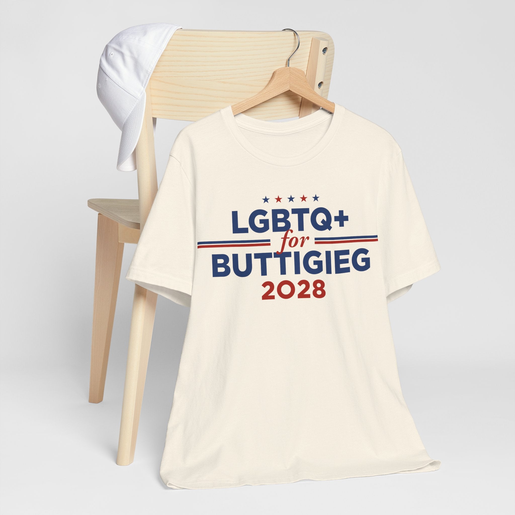 LGBTQ+ for Pete Buttigieg for President Campaign T-Shirt 2028