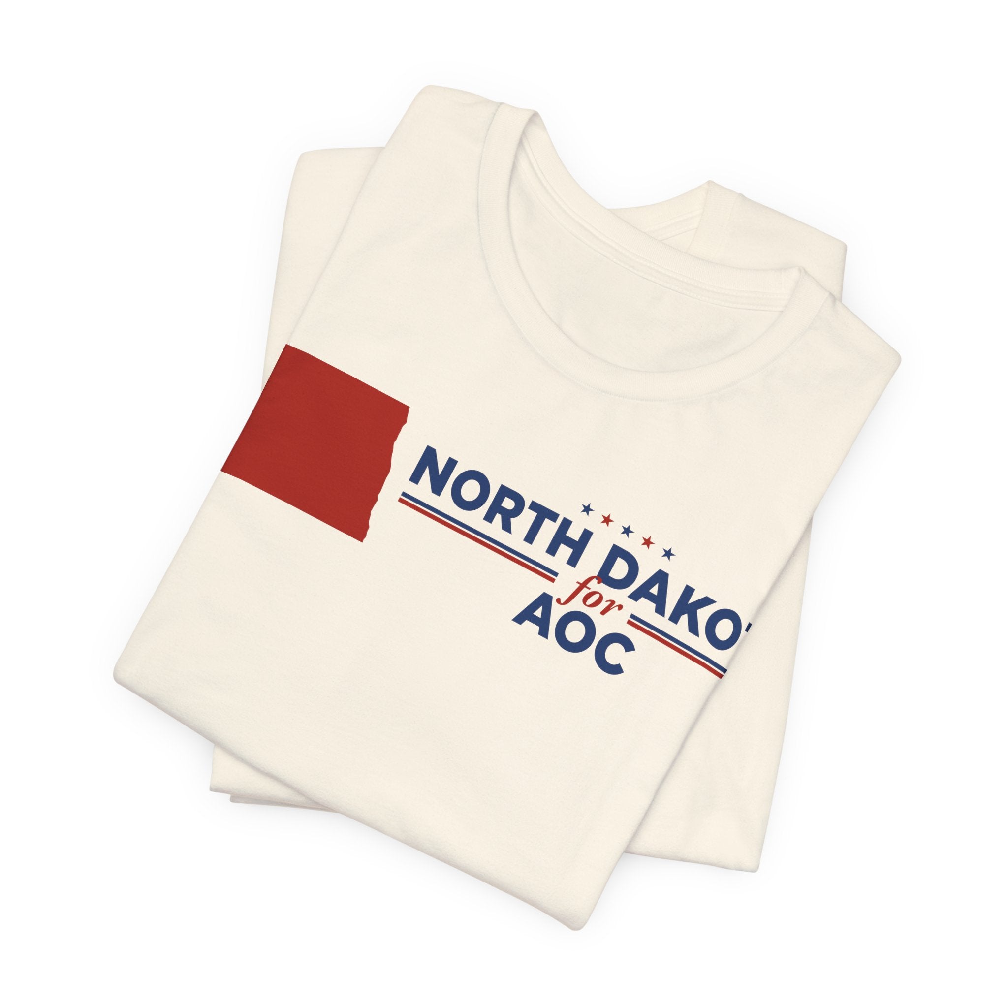 North Dakota for AOC for President Campaign T-Shirt 2028