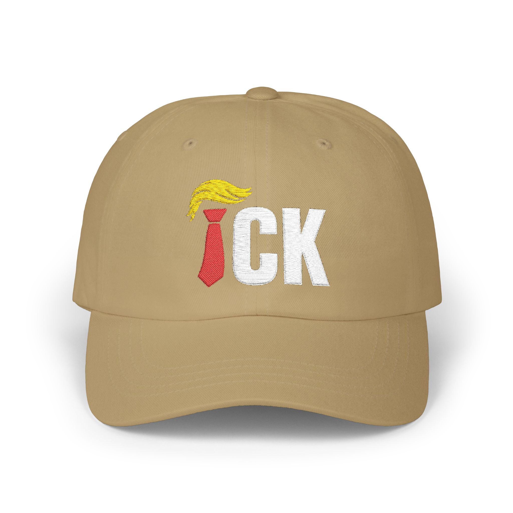 ICK Embroidered Classic Dad Cap — Funny Anti-Trump Political Statement Baseball Cap