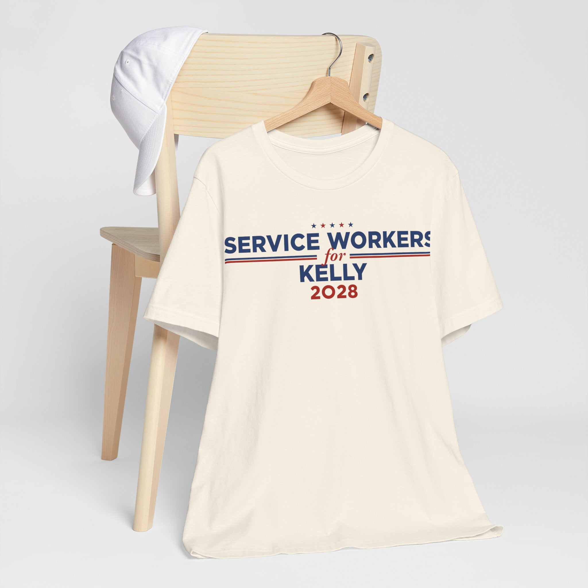 Service Workers for Mark Kelly for President Campaign T-Shirt 2028