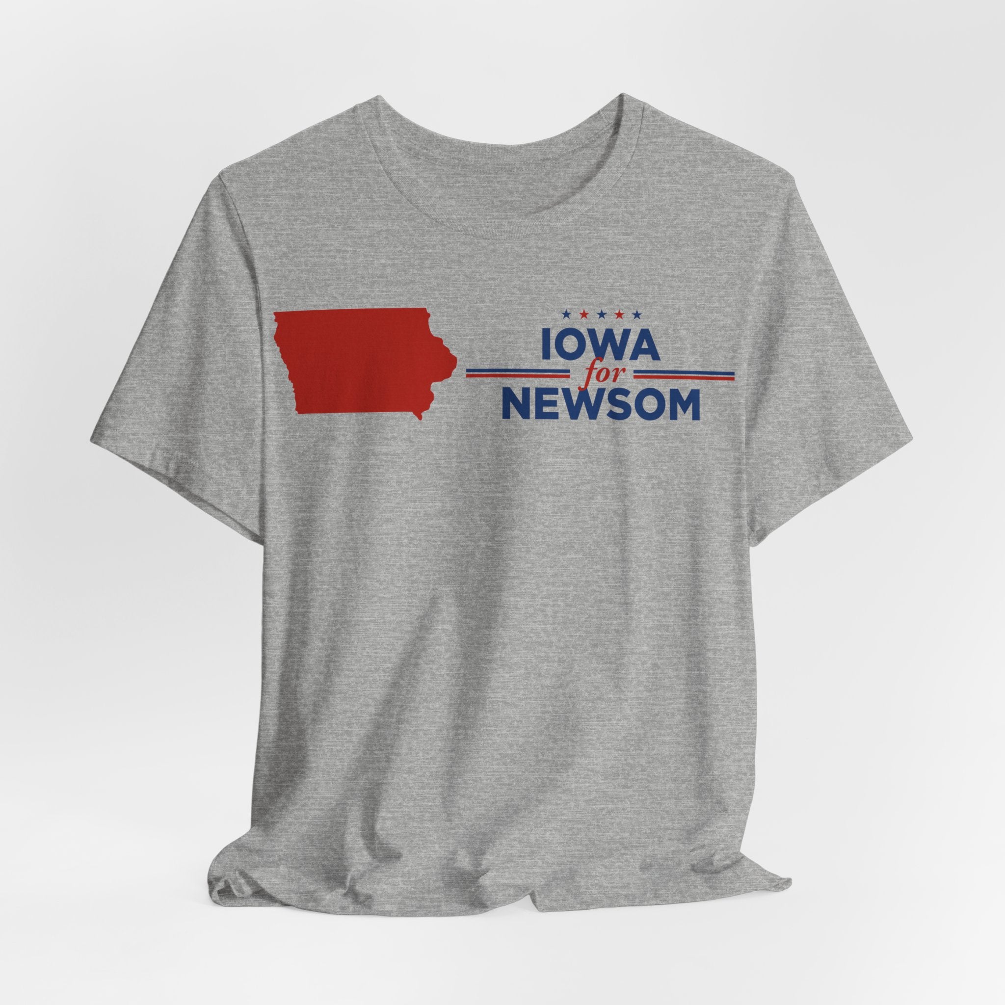 Iowa for Gavin Newsom for President Campaign T-Shirt 2028