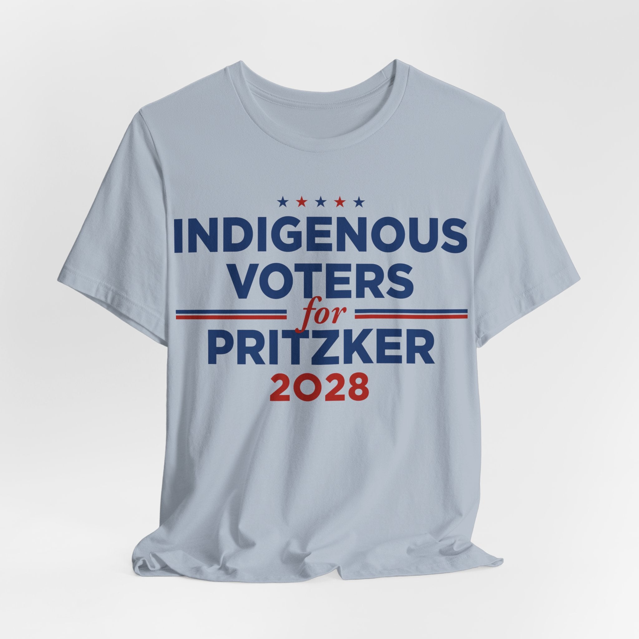 Indigenous Voters / Native Americans for J.B. Pritzker for President Campaign T-Shirt 2028