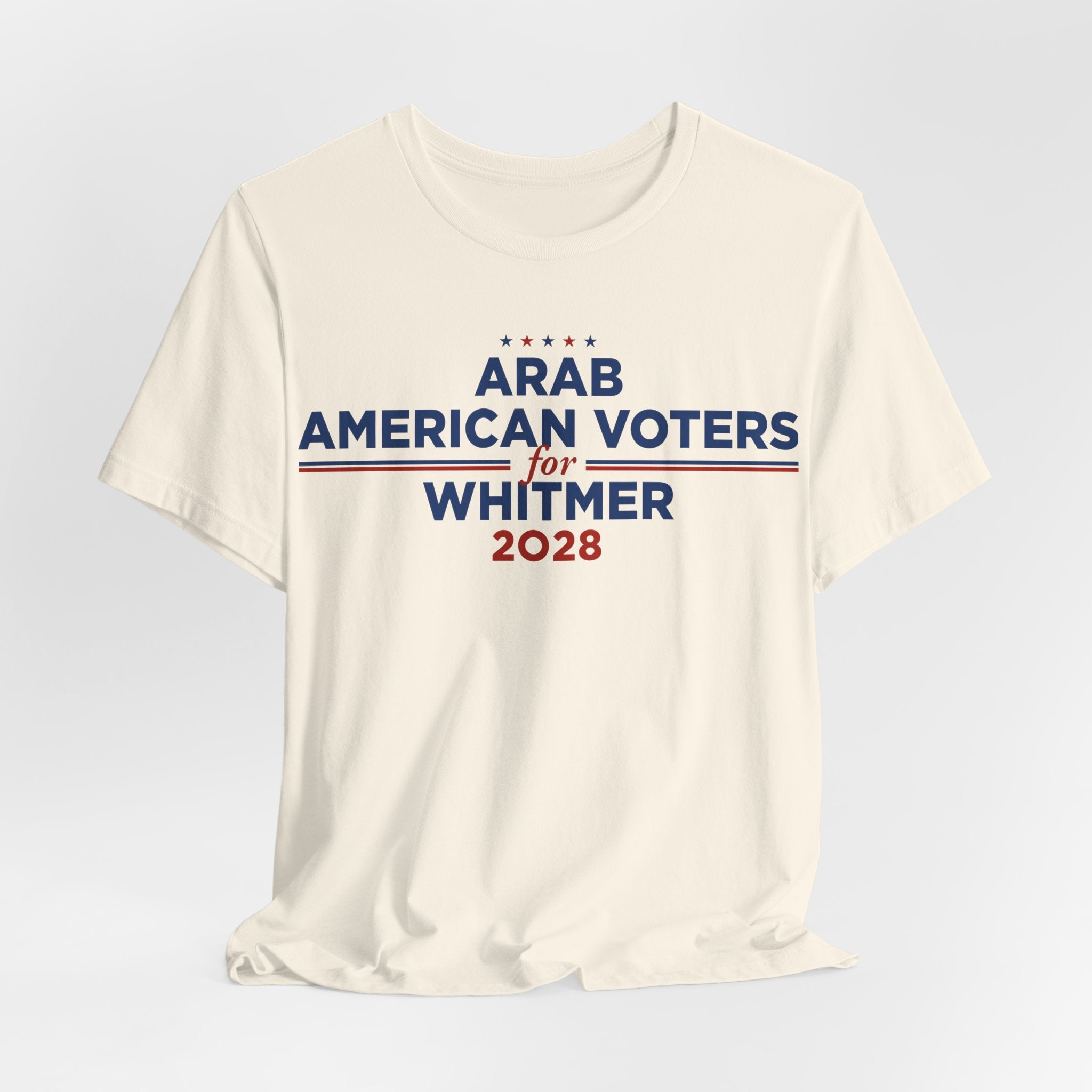 Arab American Voters for Gretchen Whitmer for President Campaign T-Shirt 2028