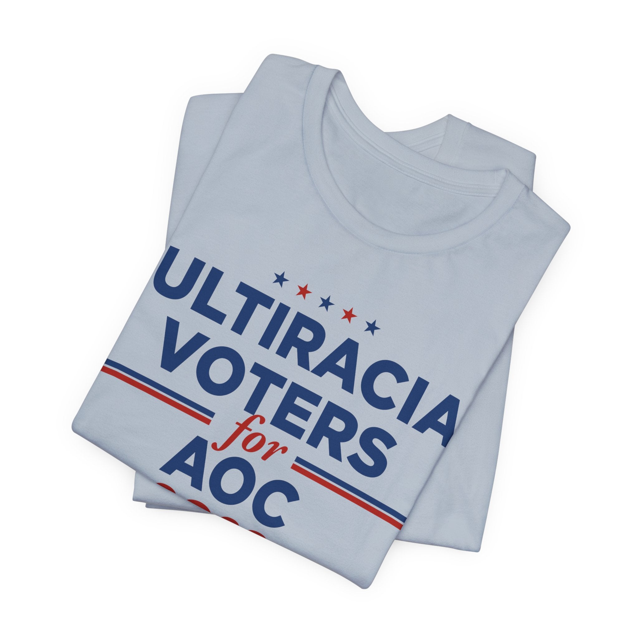 Multiracial Voters for AOC for President Campaign T-Shirt 2028