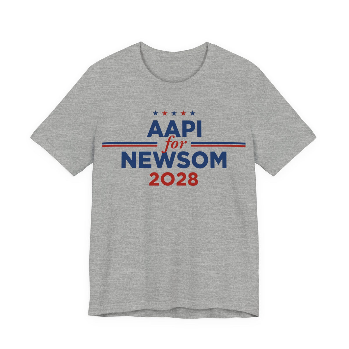 AAPI Asian American and Pacific Islander for Gavin Newsom Campaign T-Shirt for President 2028