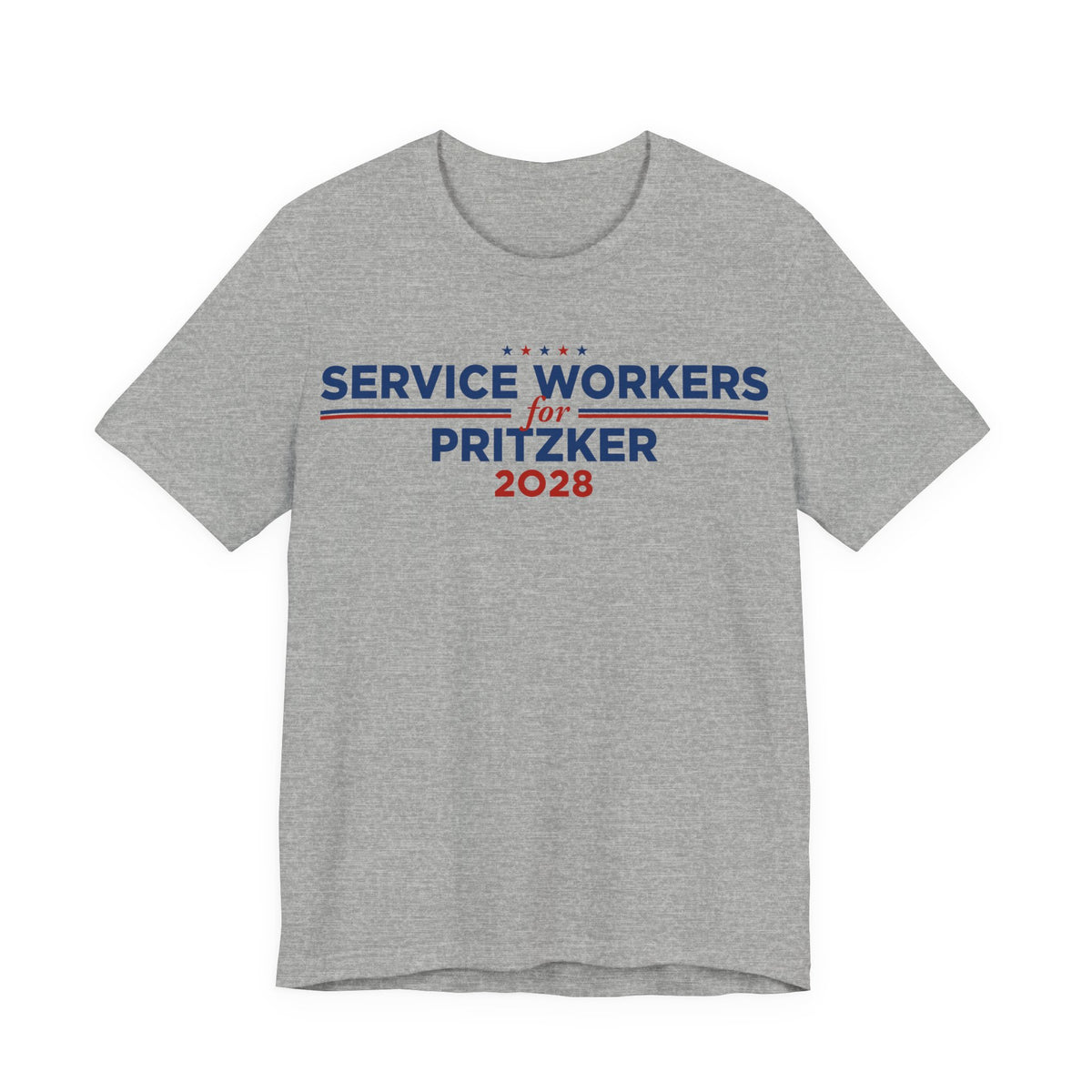 Service Workers for J.B. Pritzker for President Campaign T-Shirt 2028