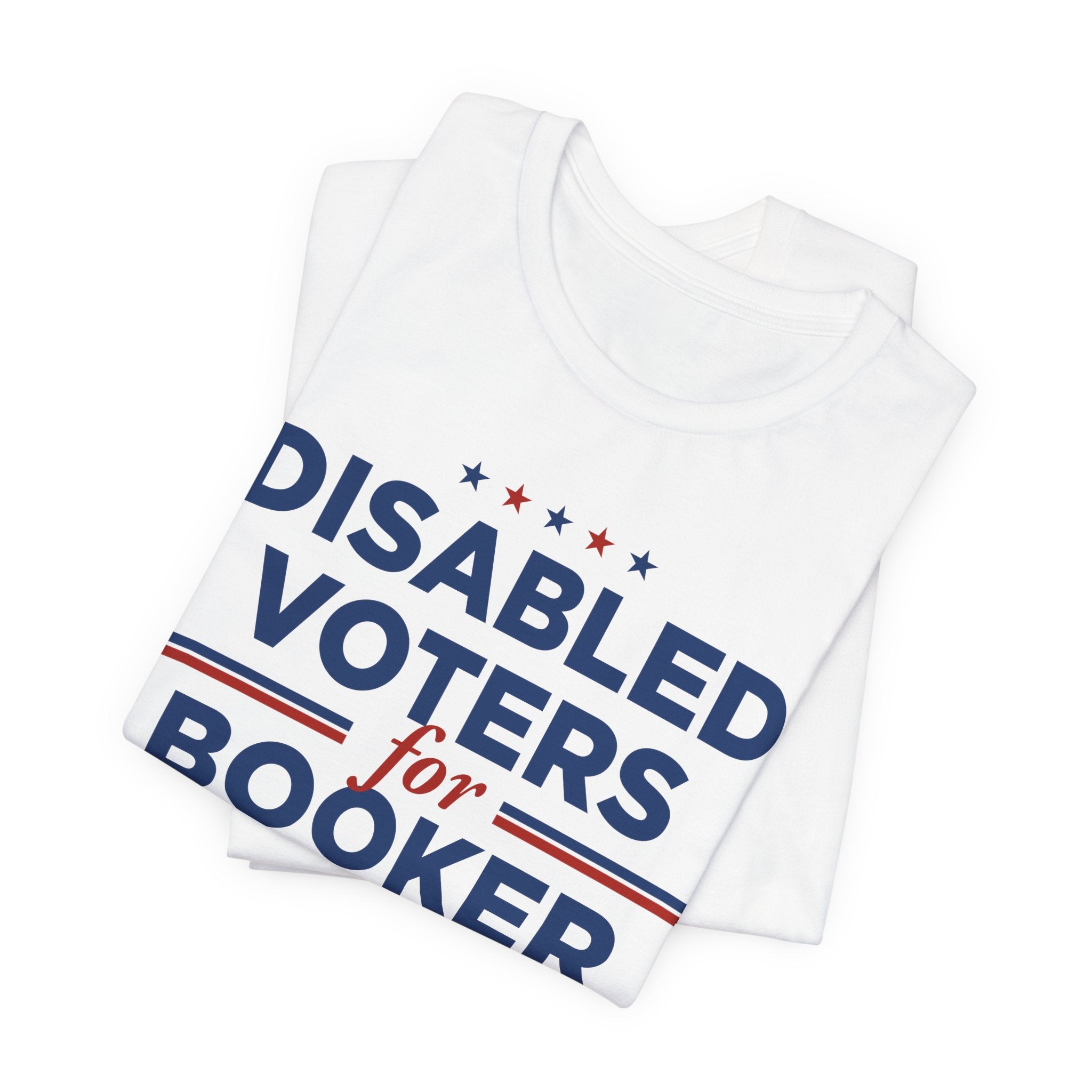 Disabled Voters for Cory Booker for President Campaign T-Shirt 2028