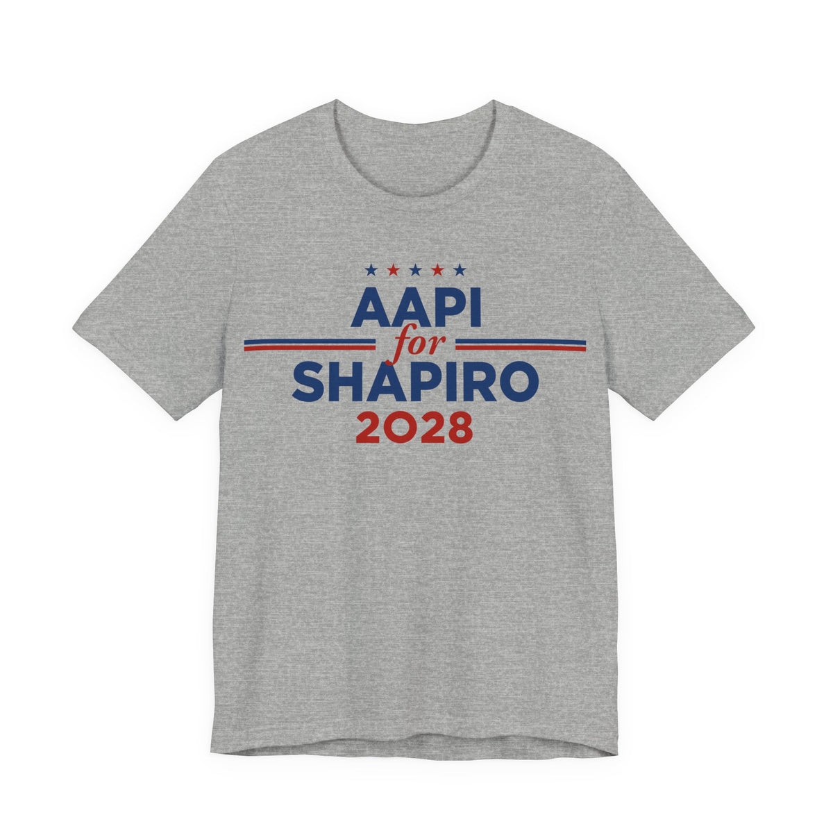 AAPI Asian American and Pacific Islander for Josh Shapiro Campaign T-Shirt for President 2028