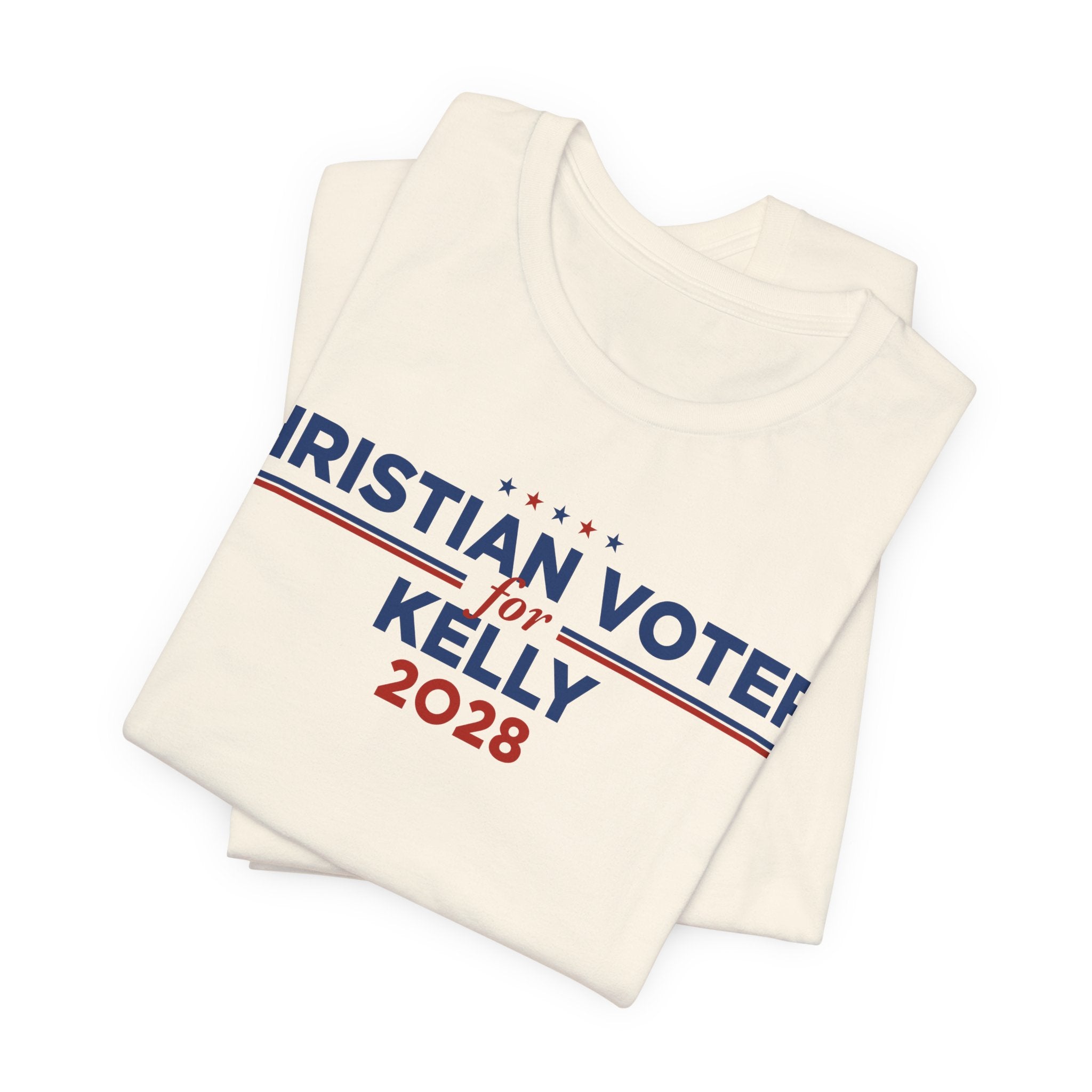 Christian Voters for Mark Kelly for President Campaign T-Shirt 2028