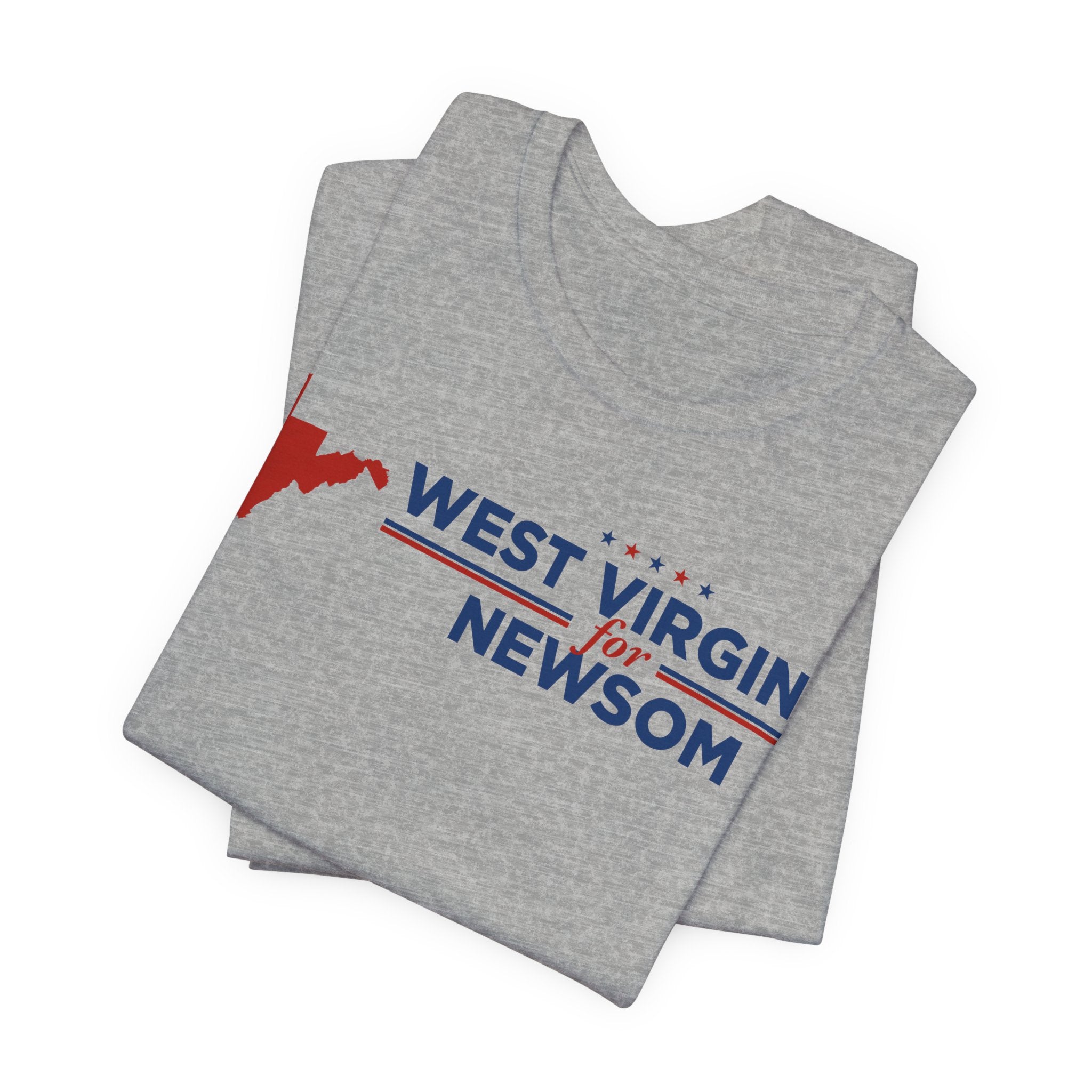 West Virginia for Gavin Newsom for President Campaign T-Shirt 2028