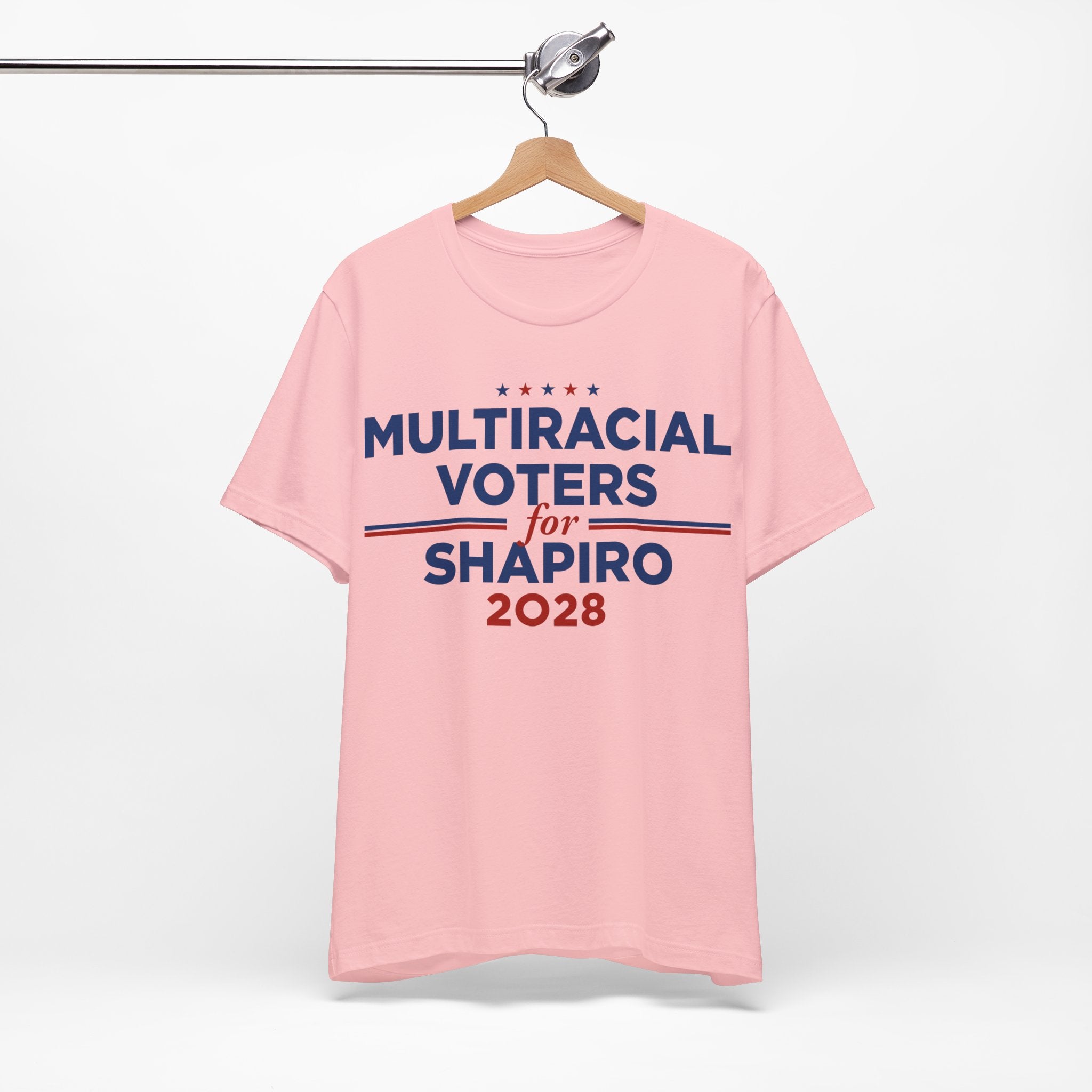 Multiracial Voters for Josh Shapiro for President Campaign T-Shirt 2028