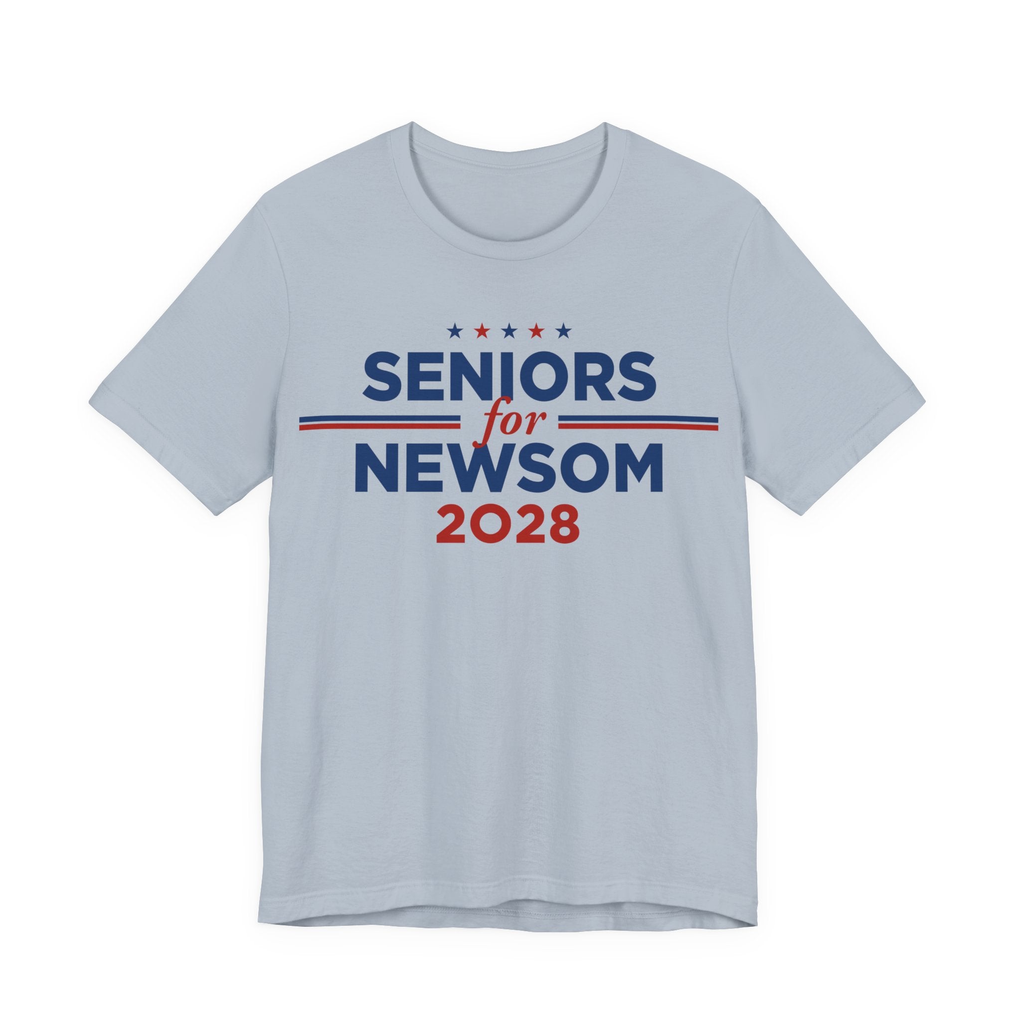 Seniors for Gavin Newsom for President Campaign T-Shirt 2028