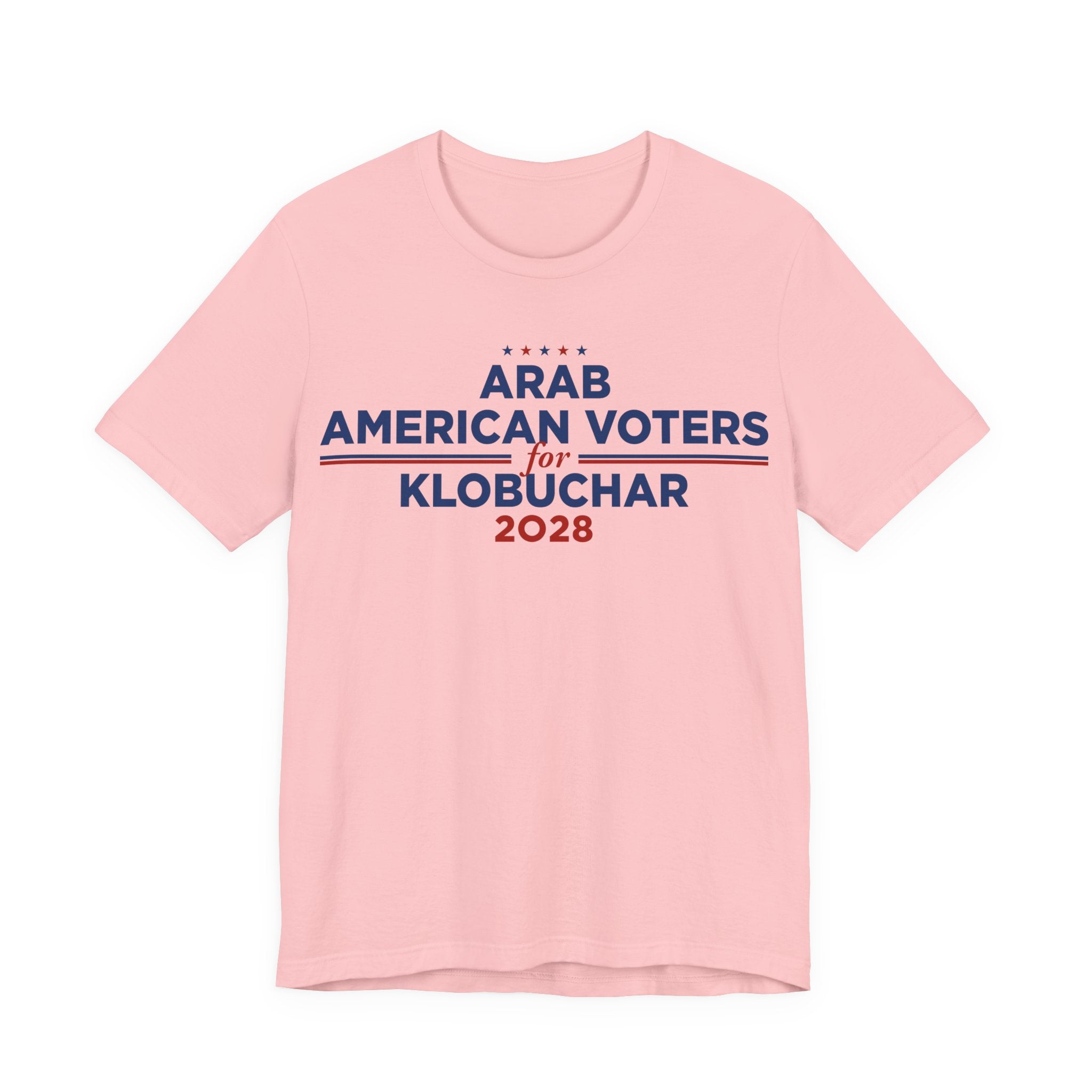 Arab American Voters for Amy Klobuchar for President Campaign T-Shirt 2028