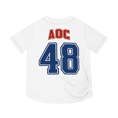 Team AOC for 48th President Baseball Jersey - Alexandria Ocasia-Cortez