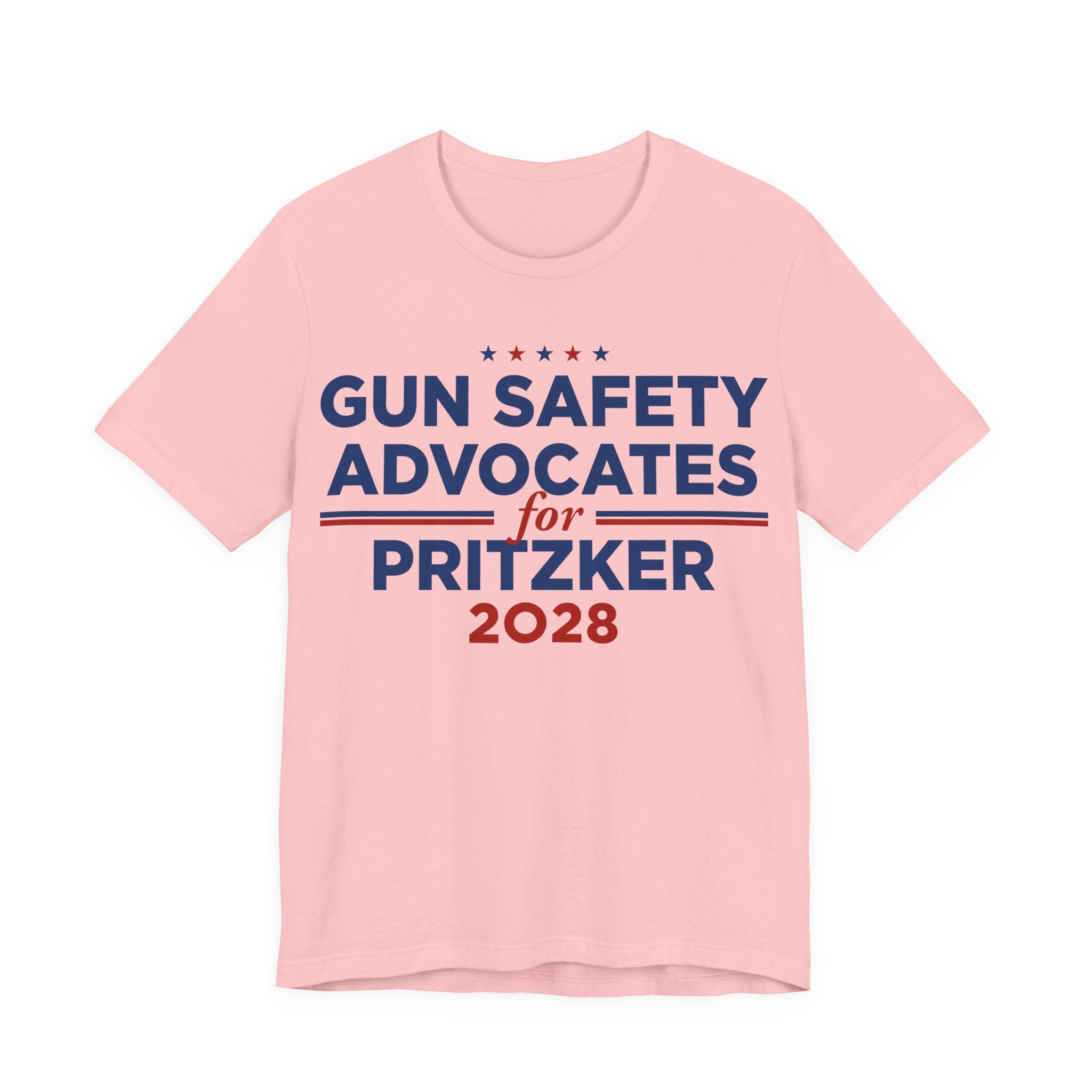 Gun Safety Advocates for J.B. Pritzker for President Campaign T-Shirt 2028