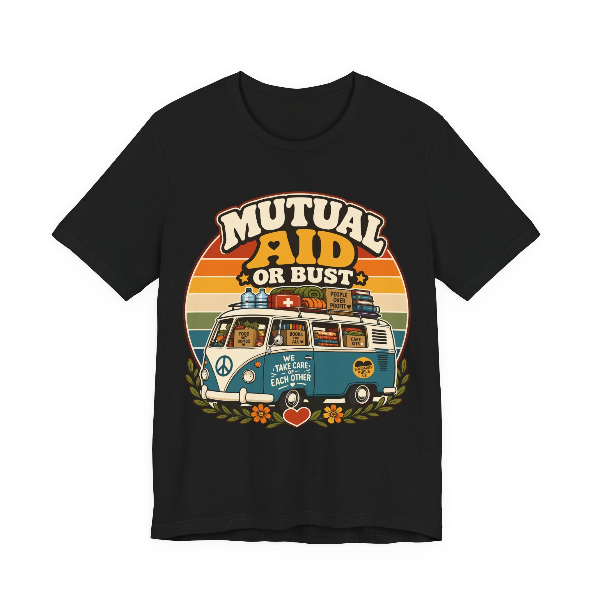 Community Care Caravan T-Shirt | Mutual Aid Progressive Graphic Tee