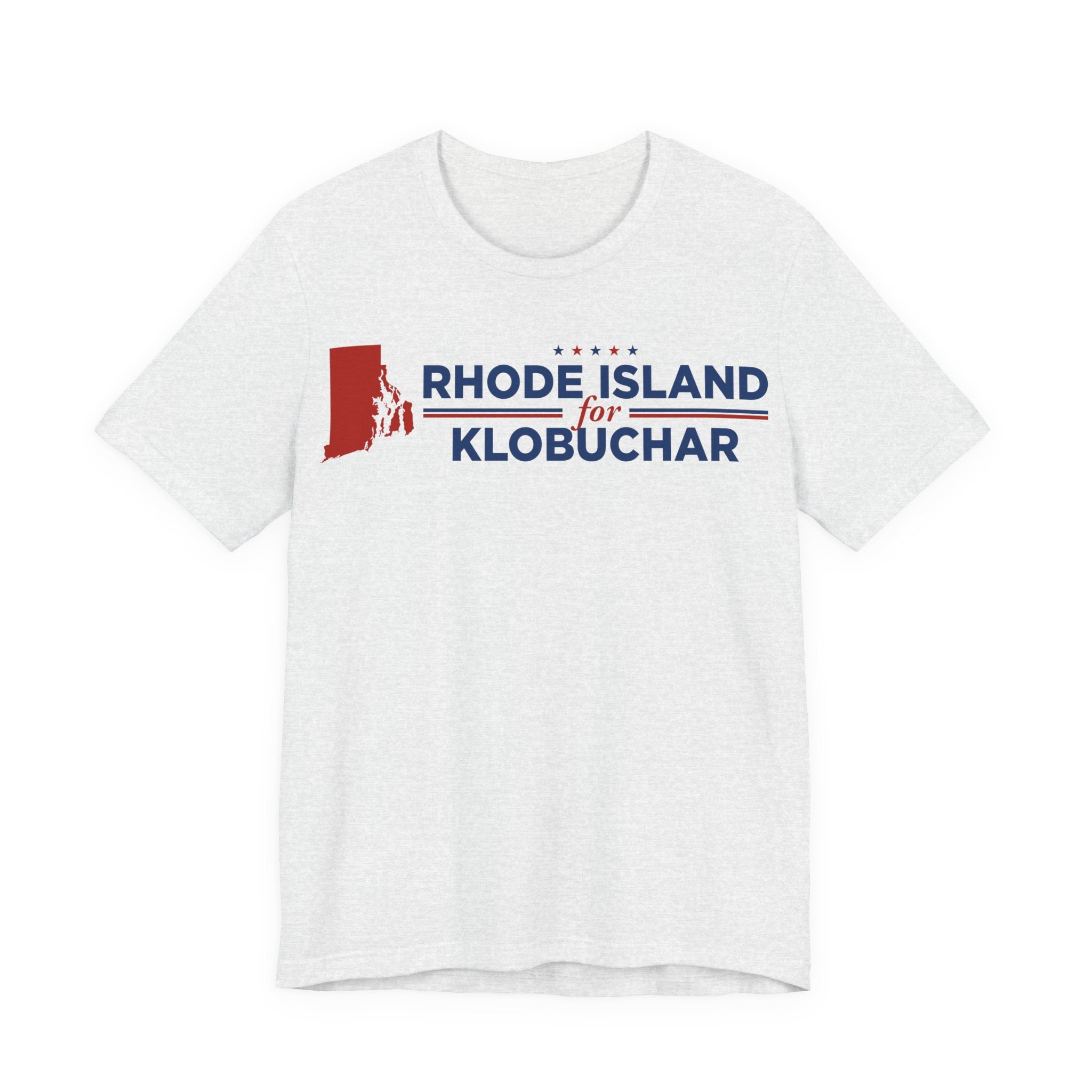 Rhode Island for Amy Klobuchar for President Campaign T-Shirt 2028