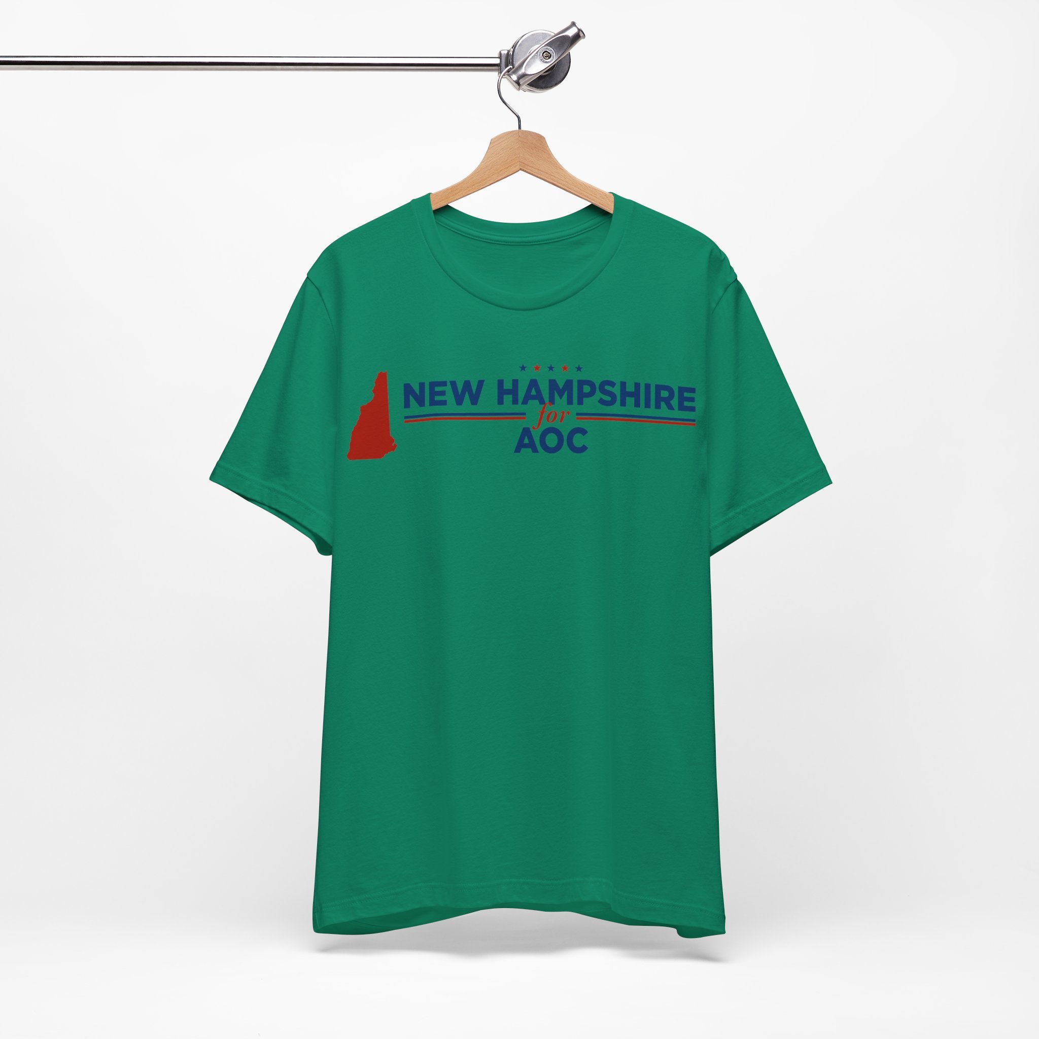 New Hampshire for AOC for President Campaign T-Shirt 2028