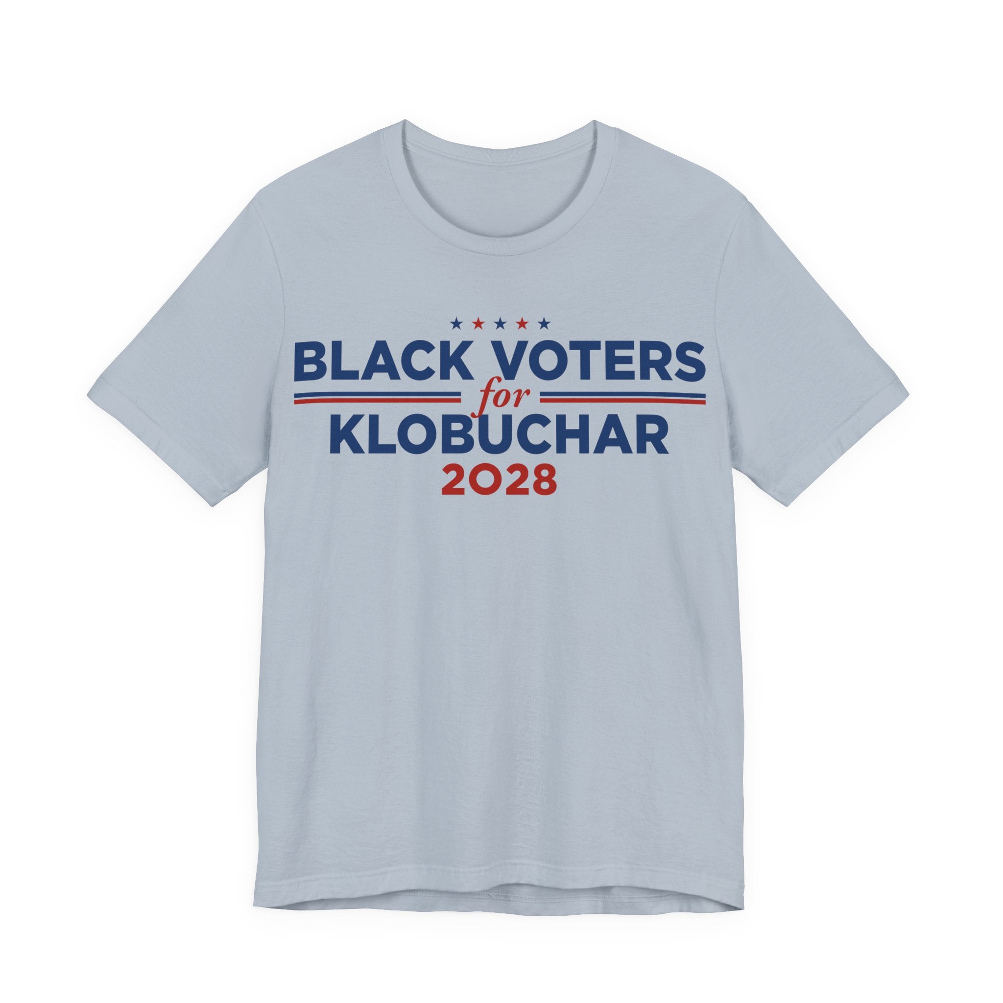 Black Voters for Amy Klobuchar Campaign T-Shirt for President 2028
