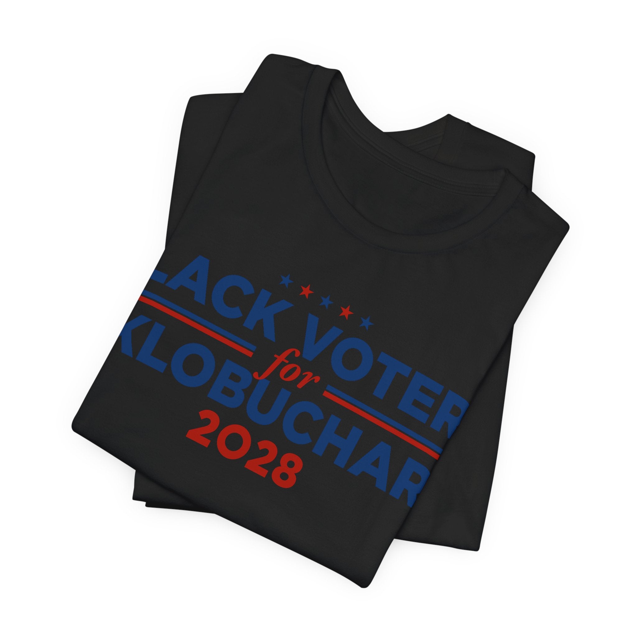Black Voters for Amy Klobuchar Campaign T-Shirt for President 2028