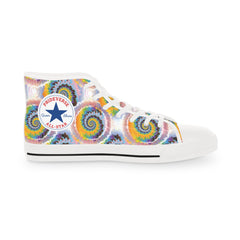 Progress Pride Tye Die Prideverse Men's High Top Sneakers