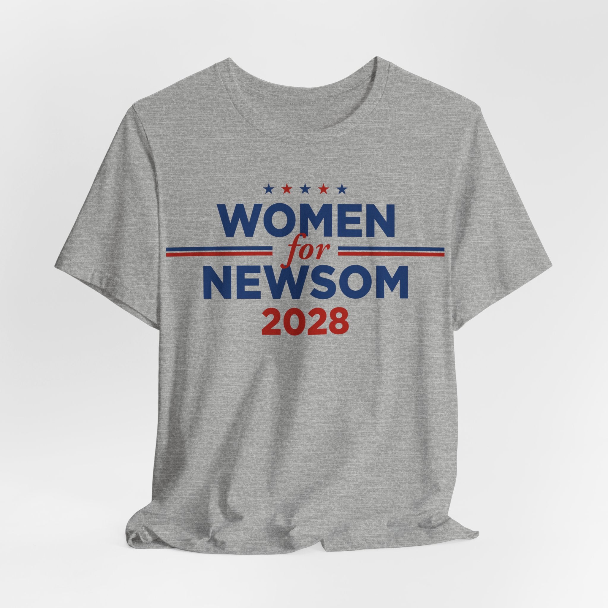 Women for Gavin Newsom for President Campaign T-Shirt 2028