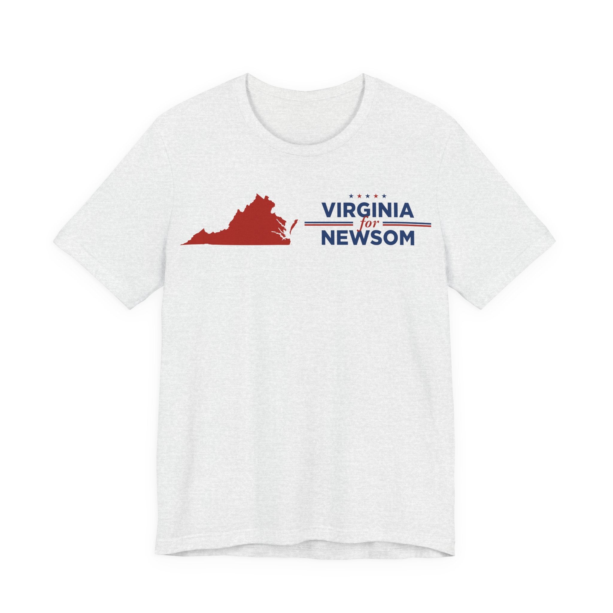 Virginia for Gavin Newsom for President Campaign T-Shirt 2028