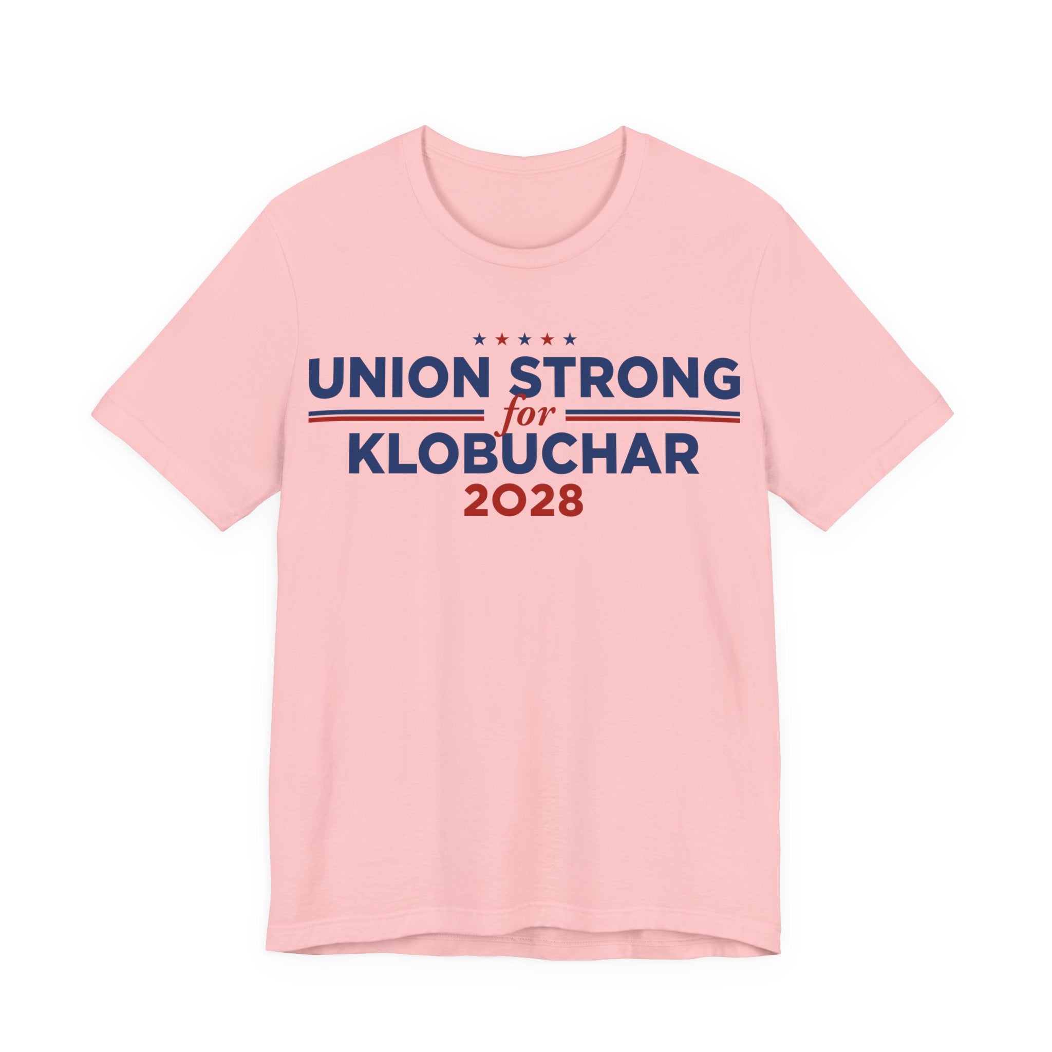 Union Strong for Amy Klobuchar for President Campaign T-Shirt 2028