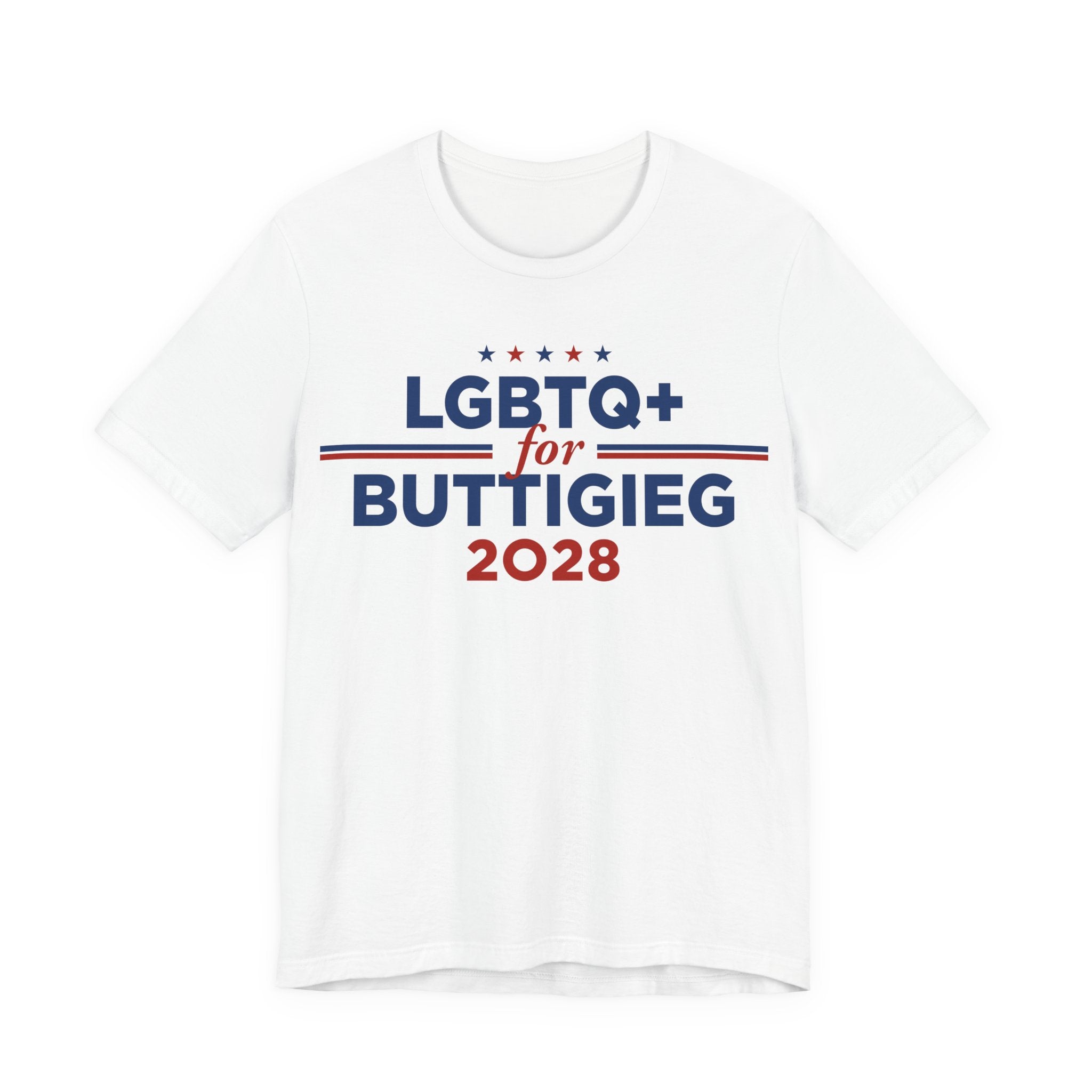 LGBTQ+ for Pete Buttigieg for President Campaign T-Shirt 2028