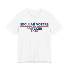 Secular Voters for J.B. Pritzker for President Campaign T-Shirt 2028
