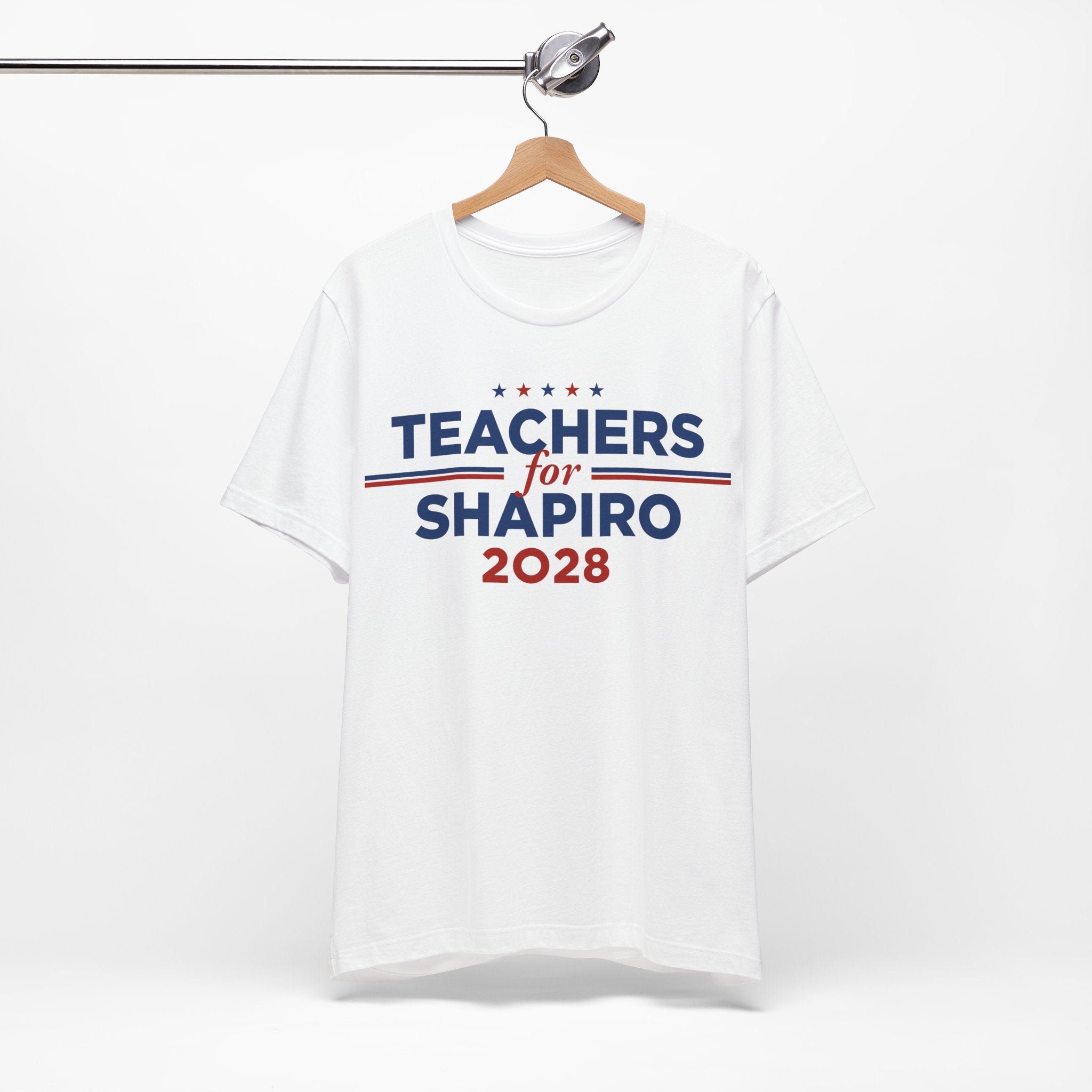 Teachers for Josh Shapiro for President Campaign T-Shirt 2028