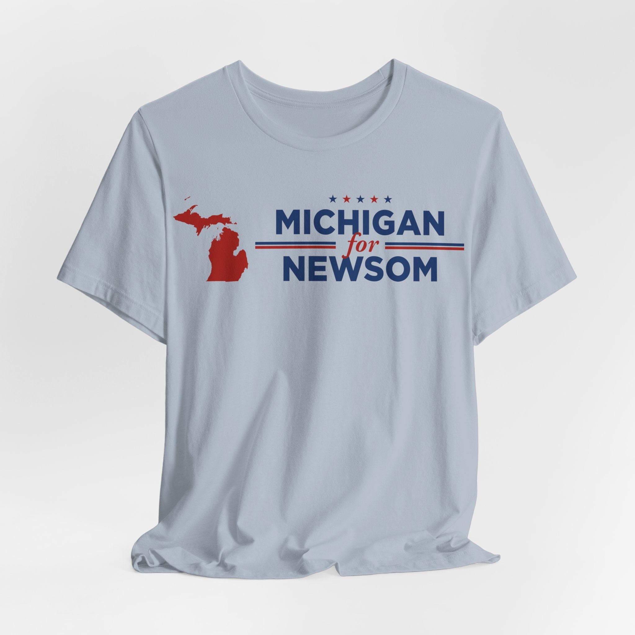 Michigan for Gavin Newsom for President Campaign T-Shirt 2028