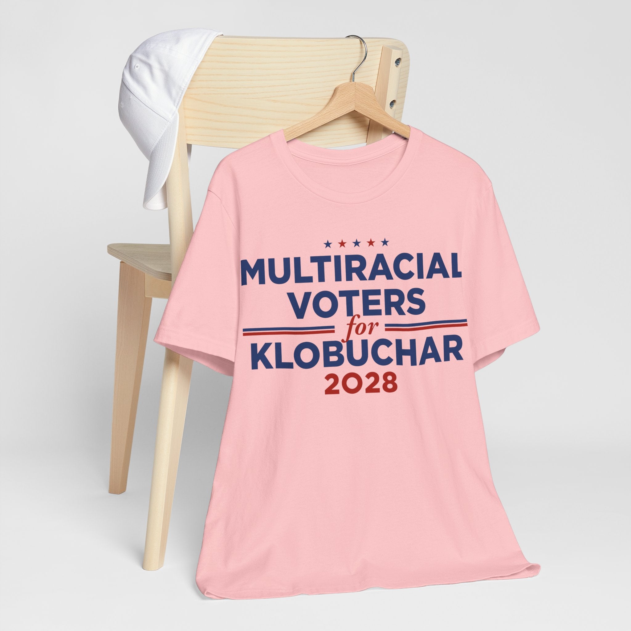 Multiracial Voters for Amy Klobuchar for President Campaign T-Shirt 2028