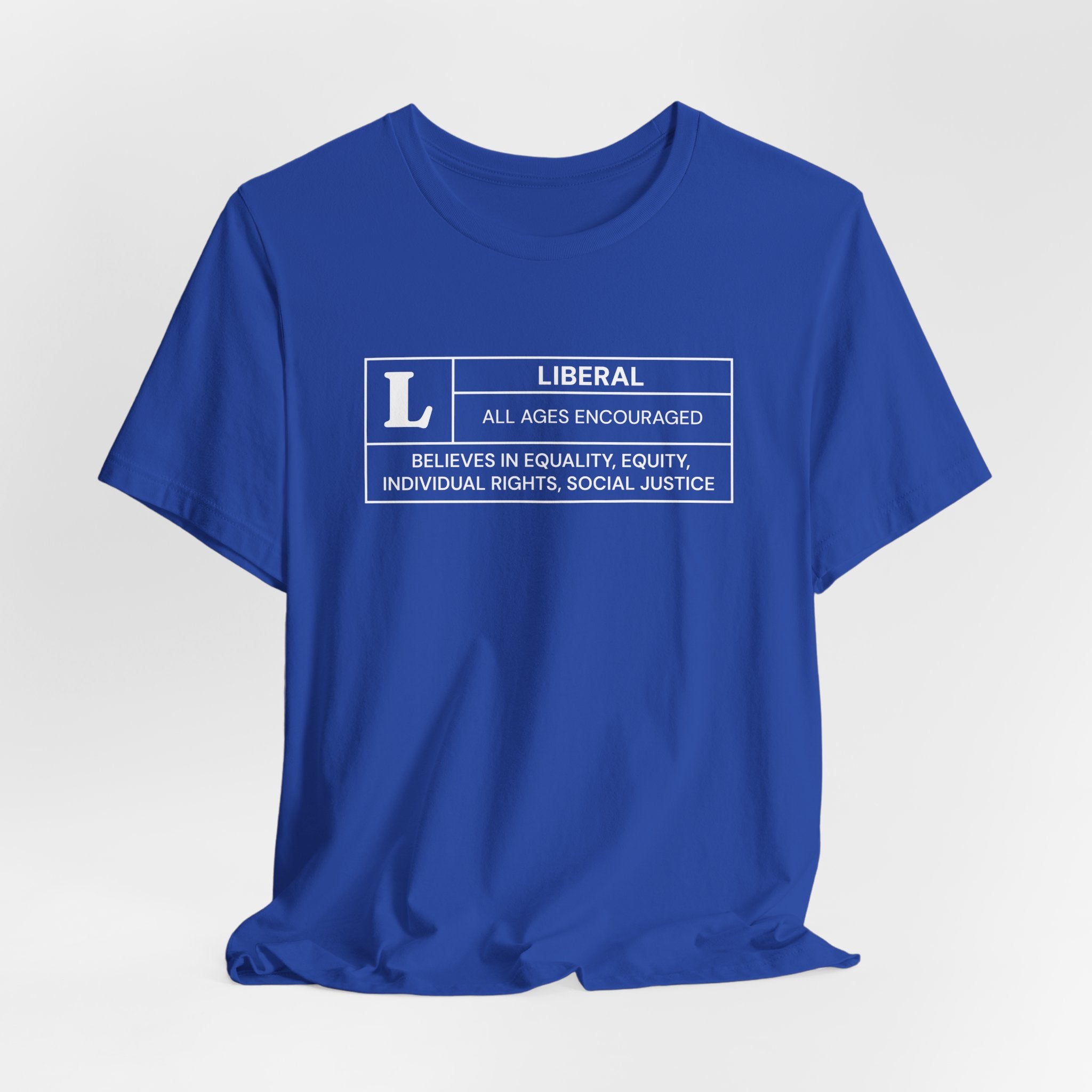 Funny Liberal Ratings Unisex Jersey Short Sleeve T-Shirt