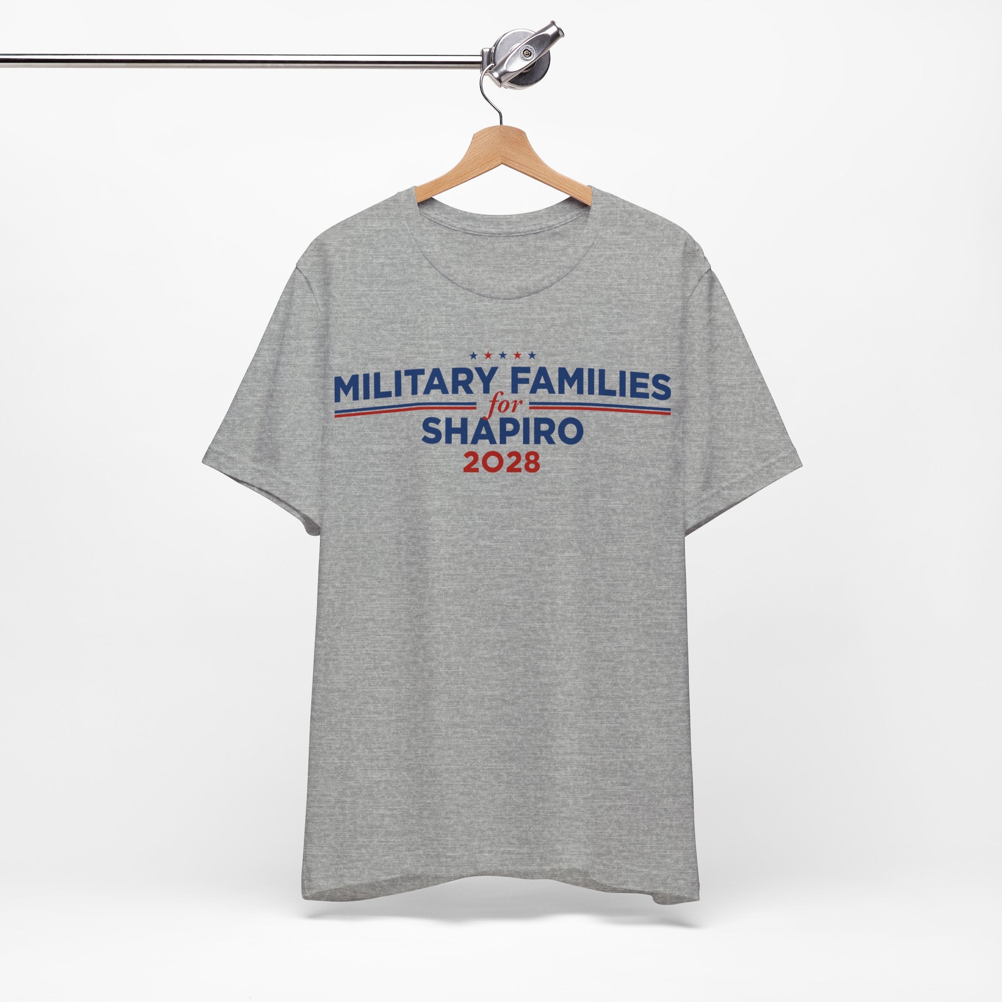 Military Families for Josh Shapiro for President Campaign T-Shirt 2028