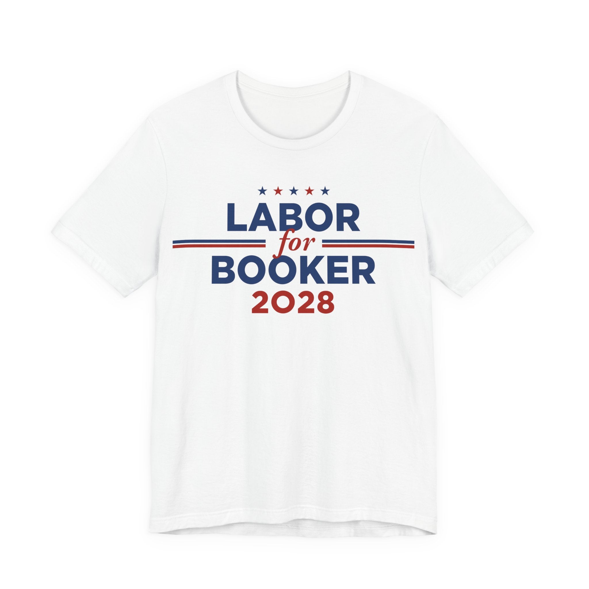 Labor for Cory Booker for President Campaign T-Shirt 2028