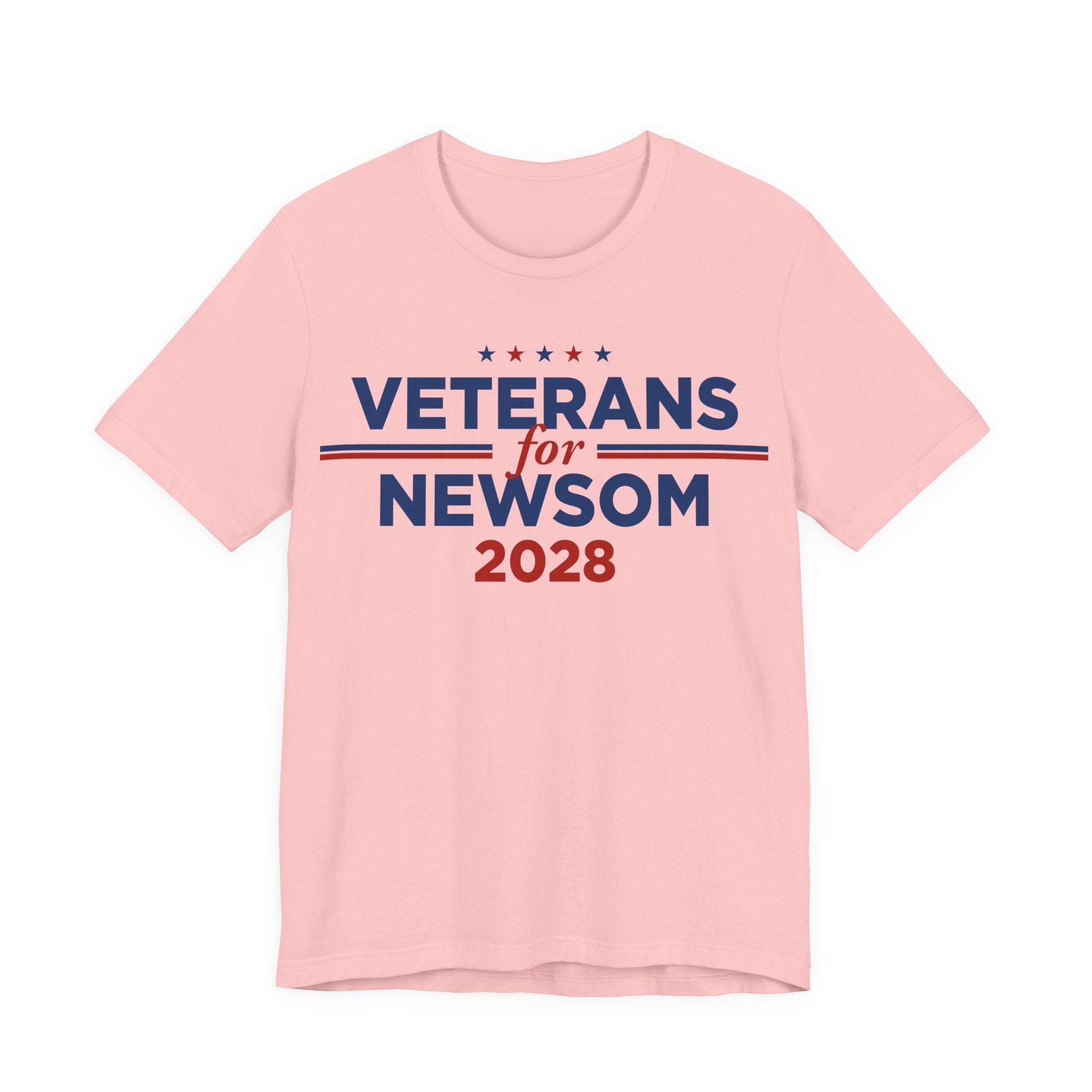 Veterans for Gavin Newsom for President Campaign T-Shirt 2028