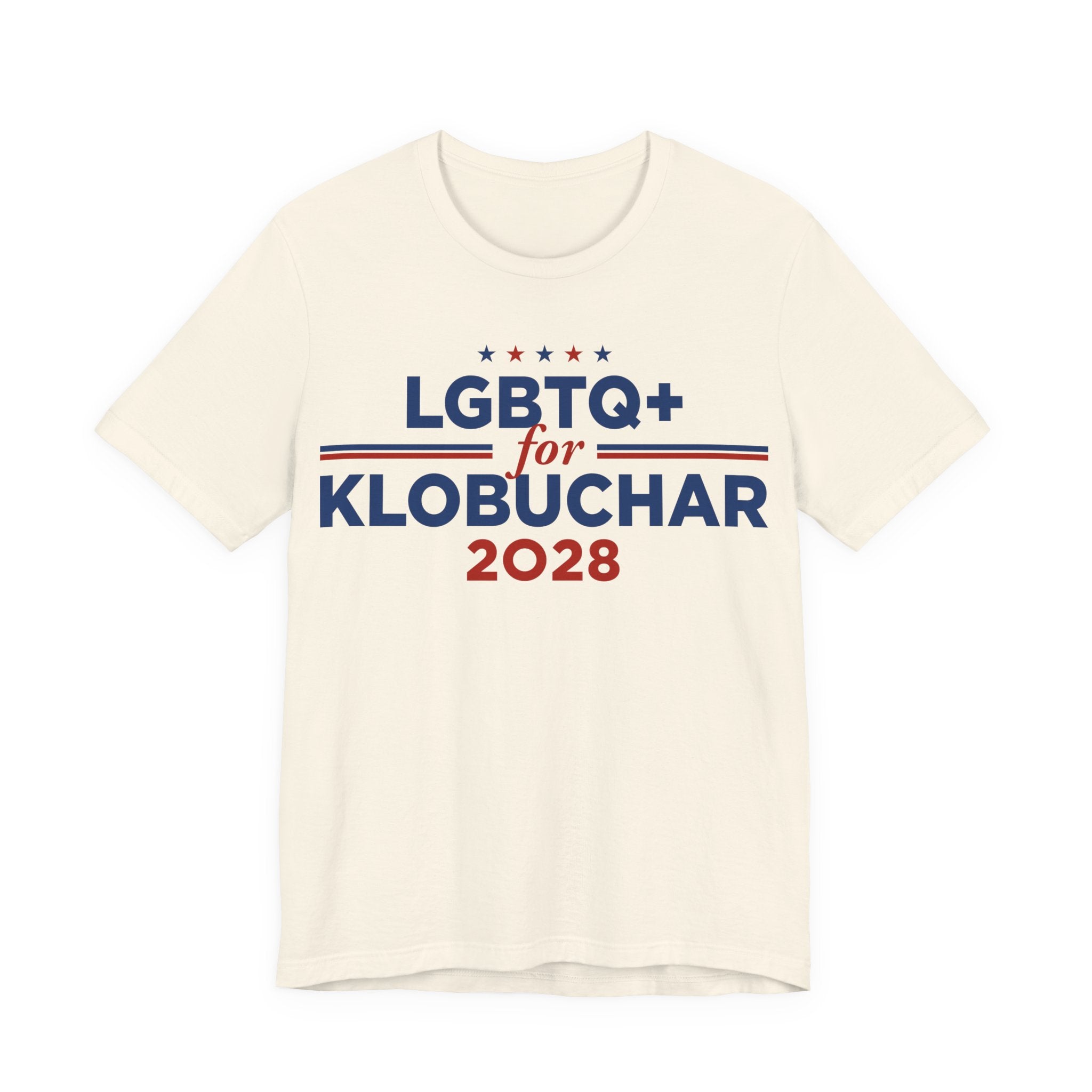 LGBTQ+ for Amy Klobuchar for President Campaign T-Shirt 2028